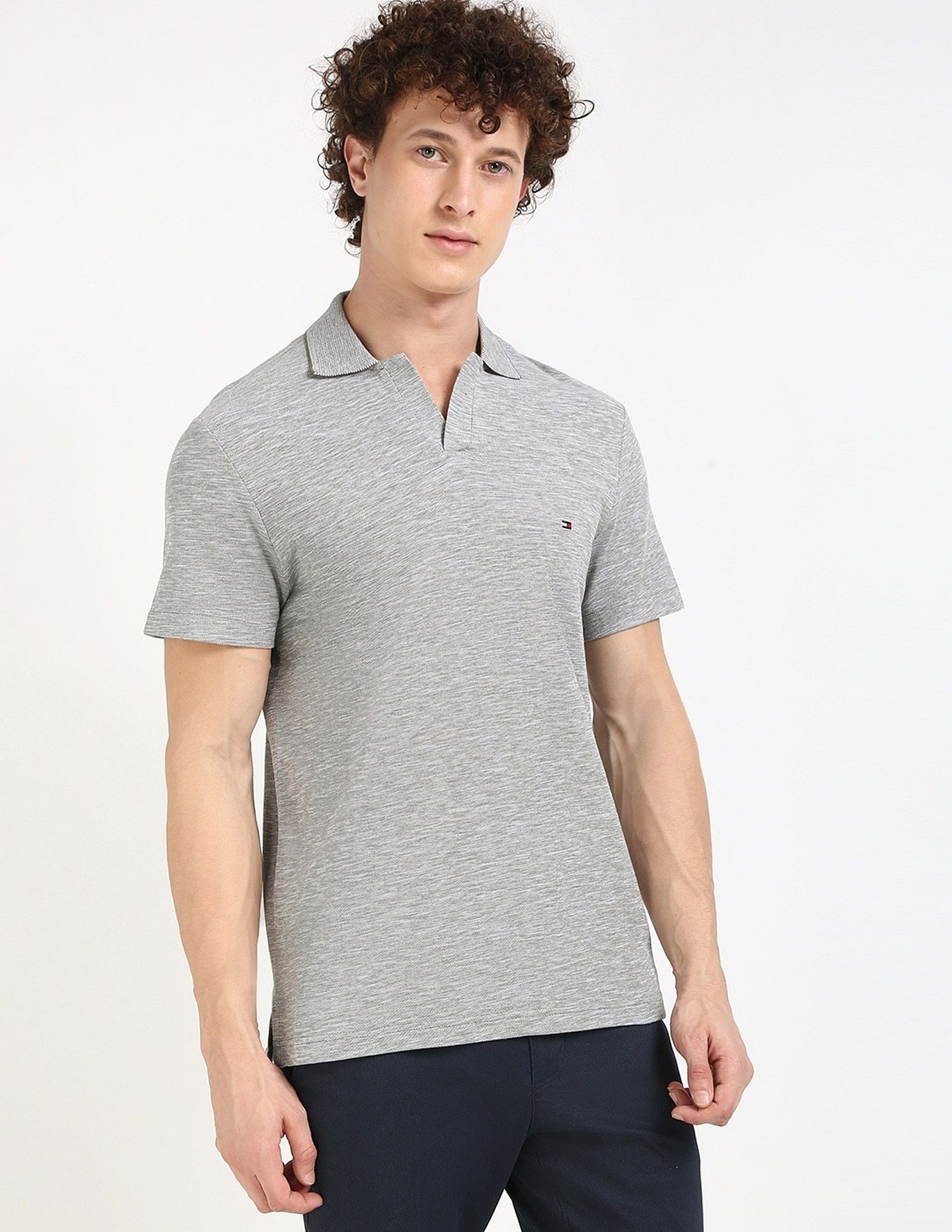 Tommy Hilfiger Printed Regular-Fit Cotton Polo Shirt