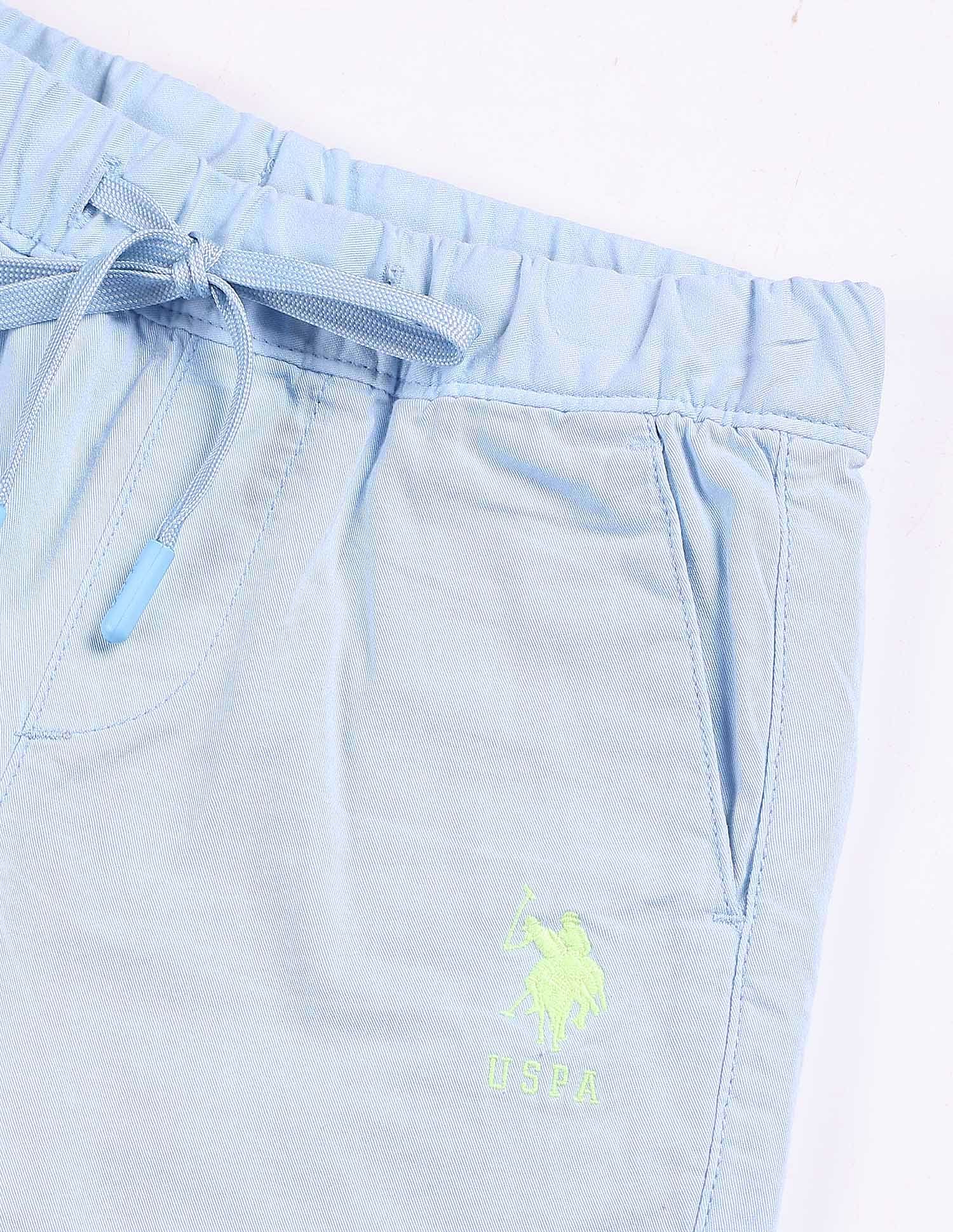 U.S. Polo Assn. Kids Boys Solid Twill Shorts