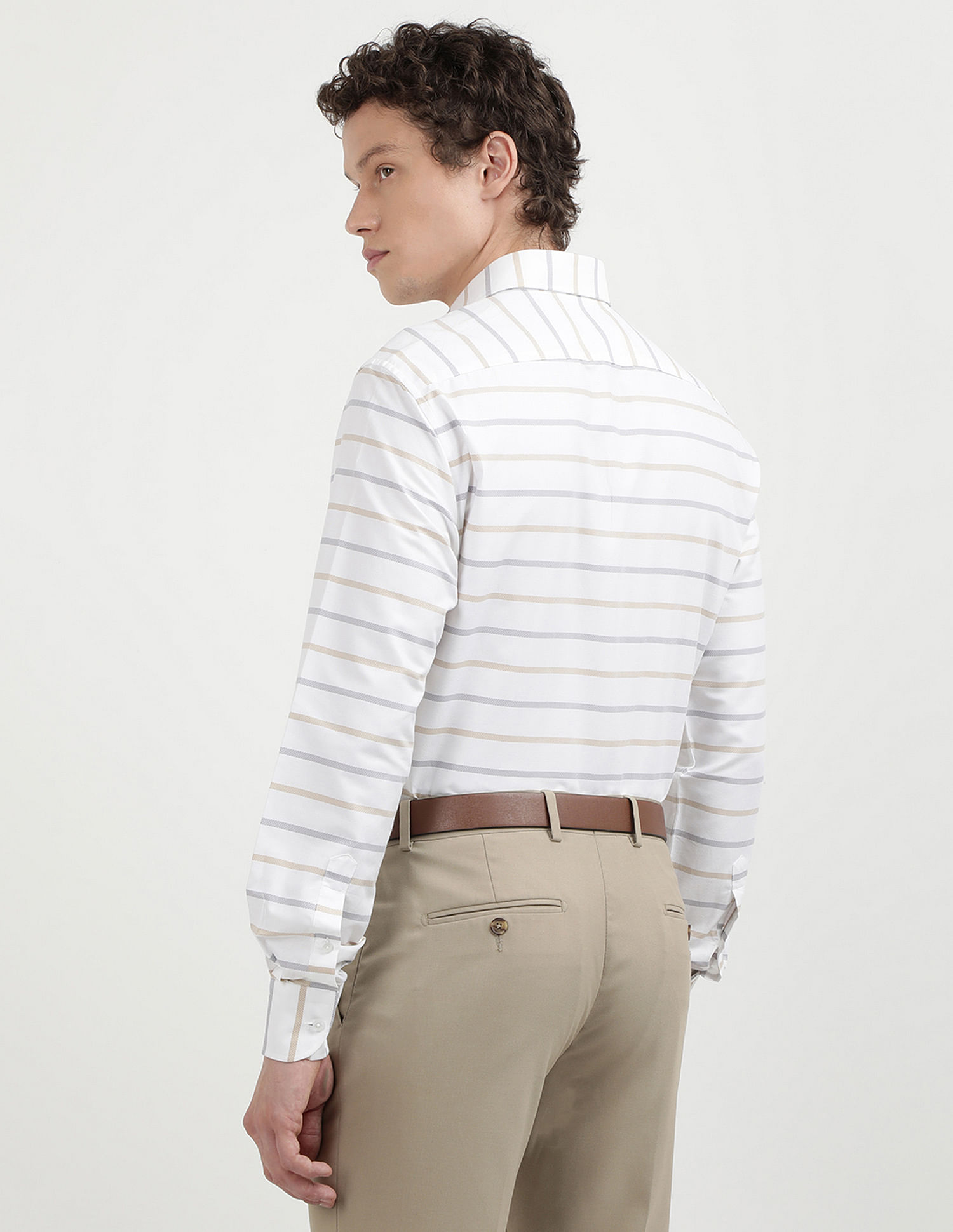 Tommy Hilfiger Dobby Striped Regular Fit Shirt