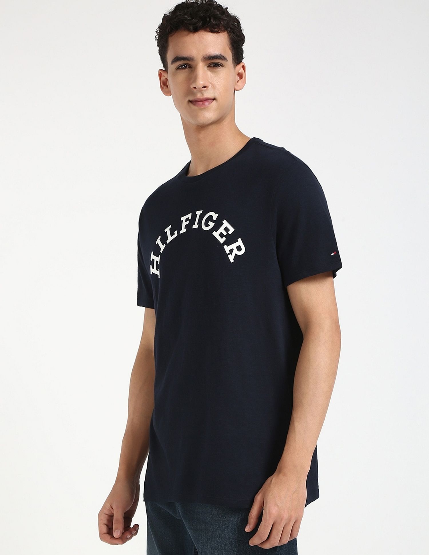 Tommy Hilfiger Logo Regular-Fit Cotton T-Shirt