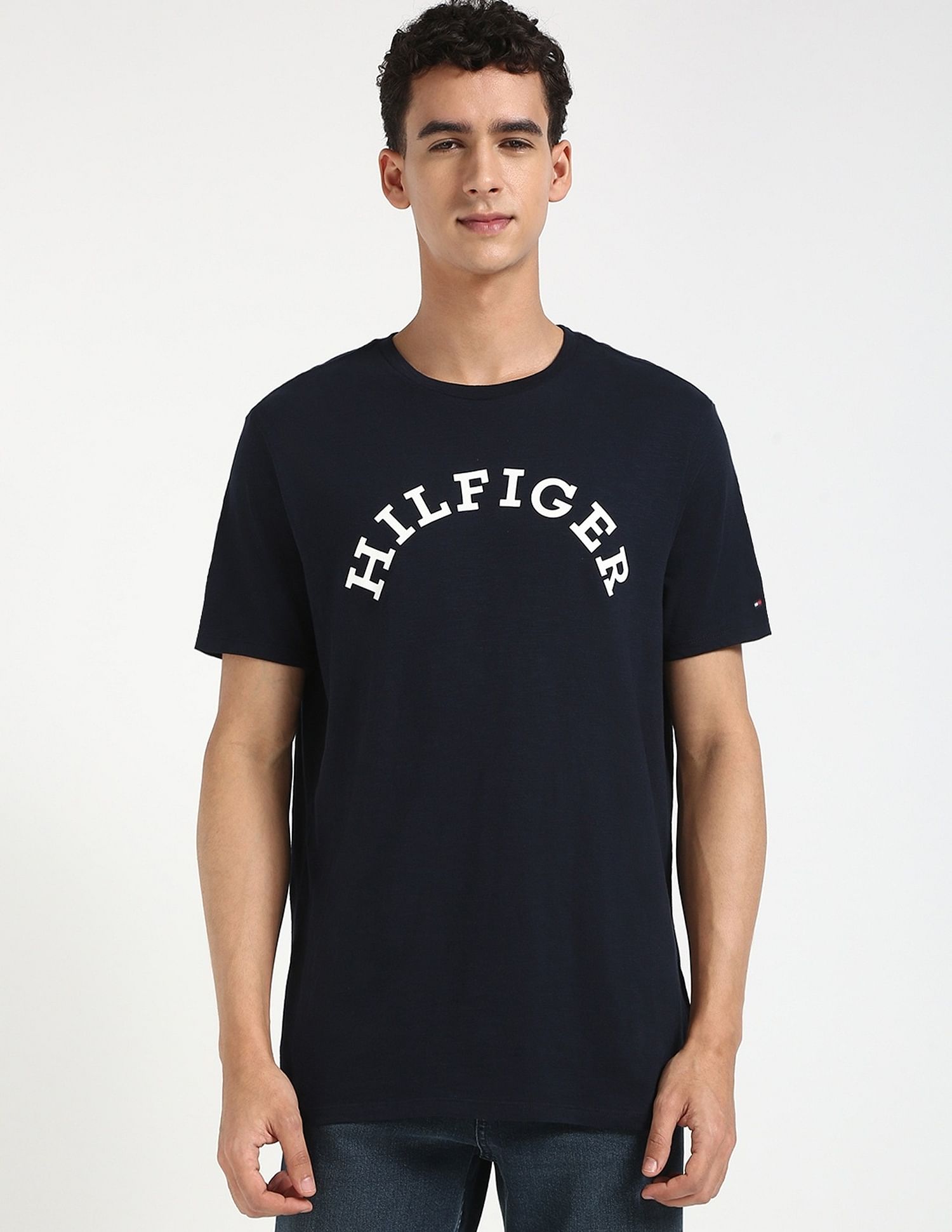 Tommy Hilfiger Logo Regular-Fit Cotton T-Shirt