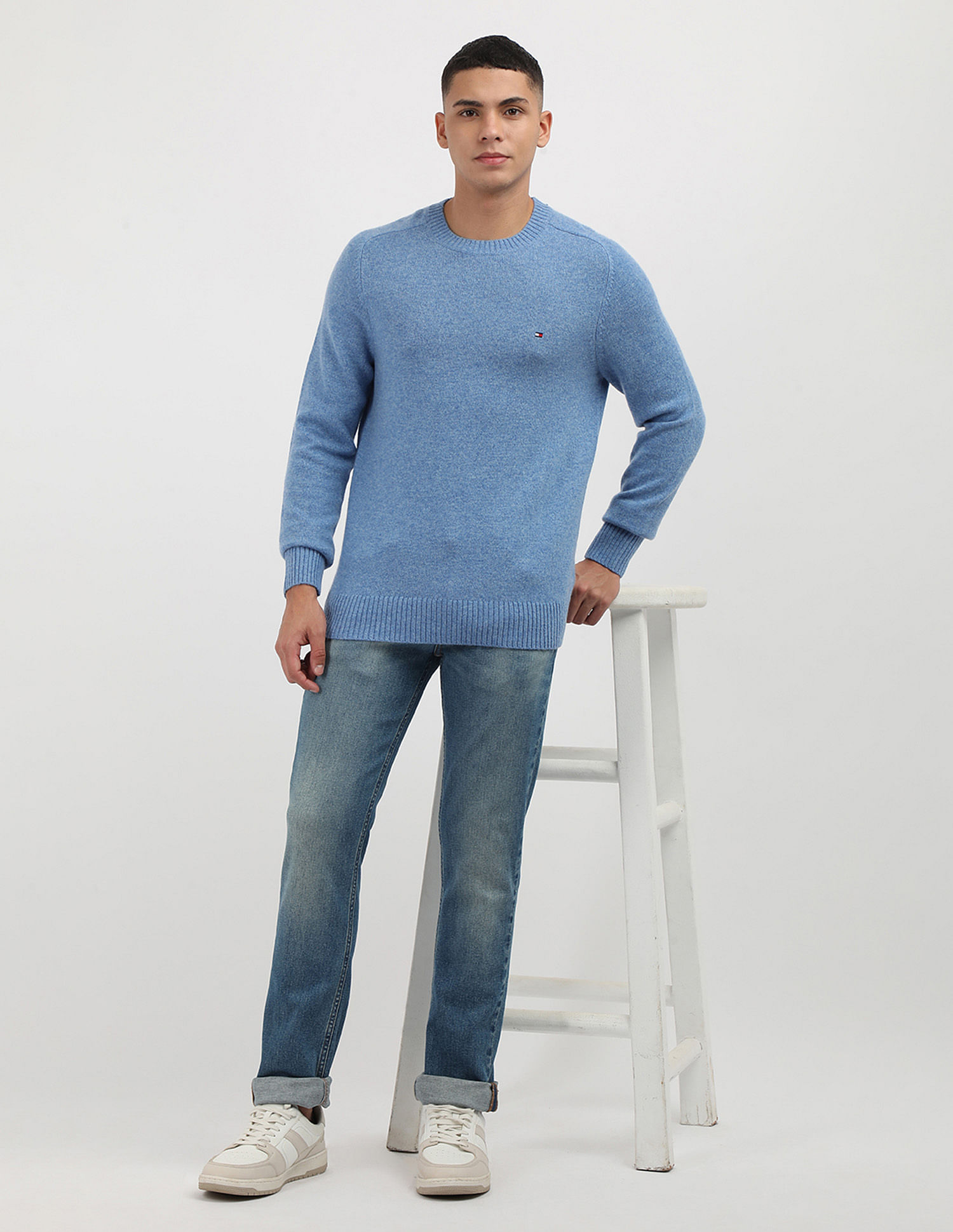 Tommy Hilfiger Lambswool Crew Neck Sweater