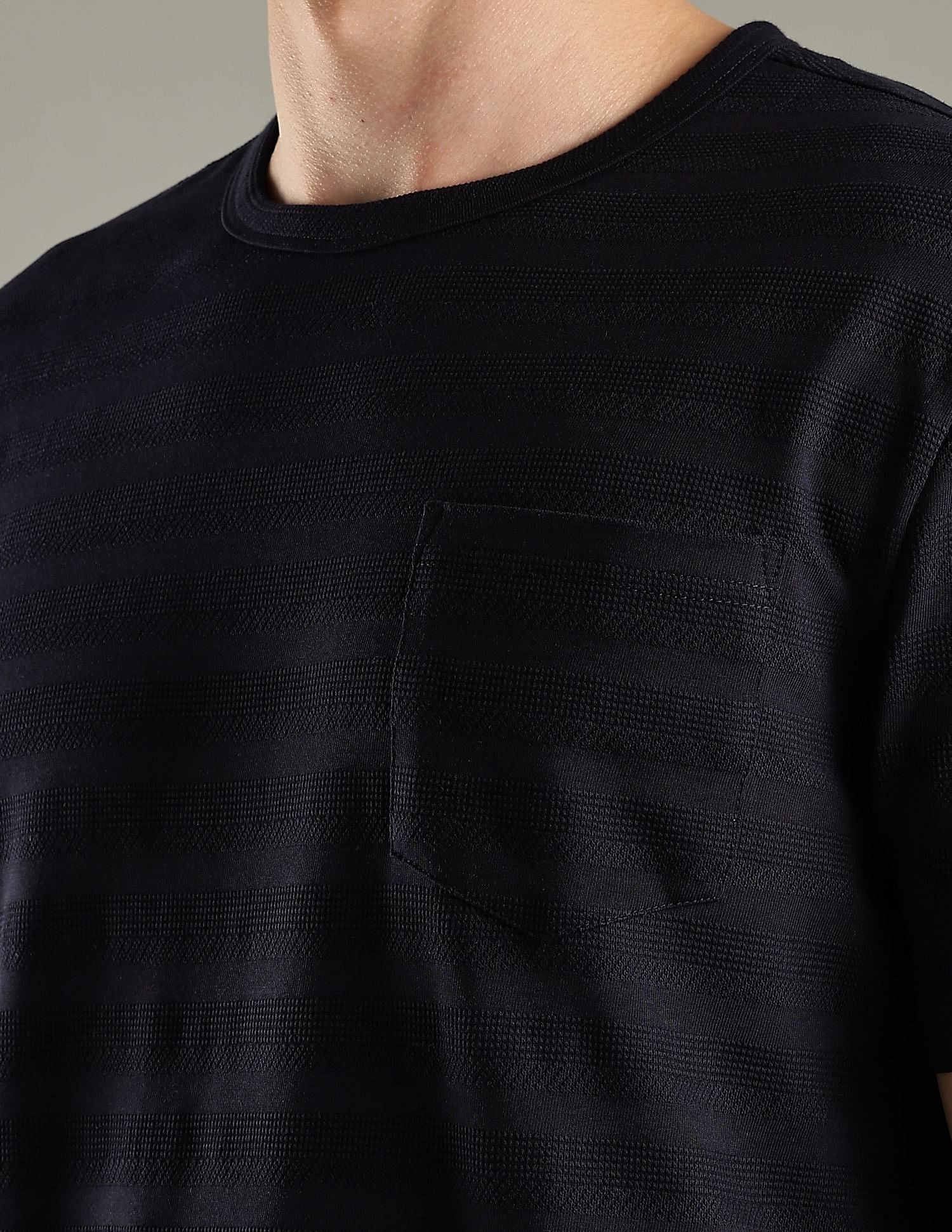 Tommy Hilfiger Self-Design Regular-Fit Cotton T-Shirt