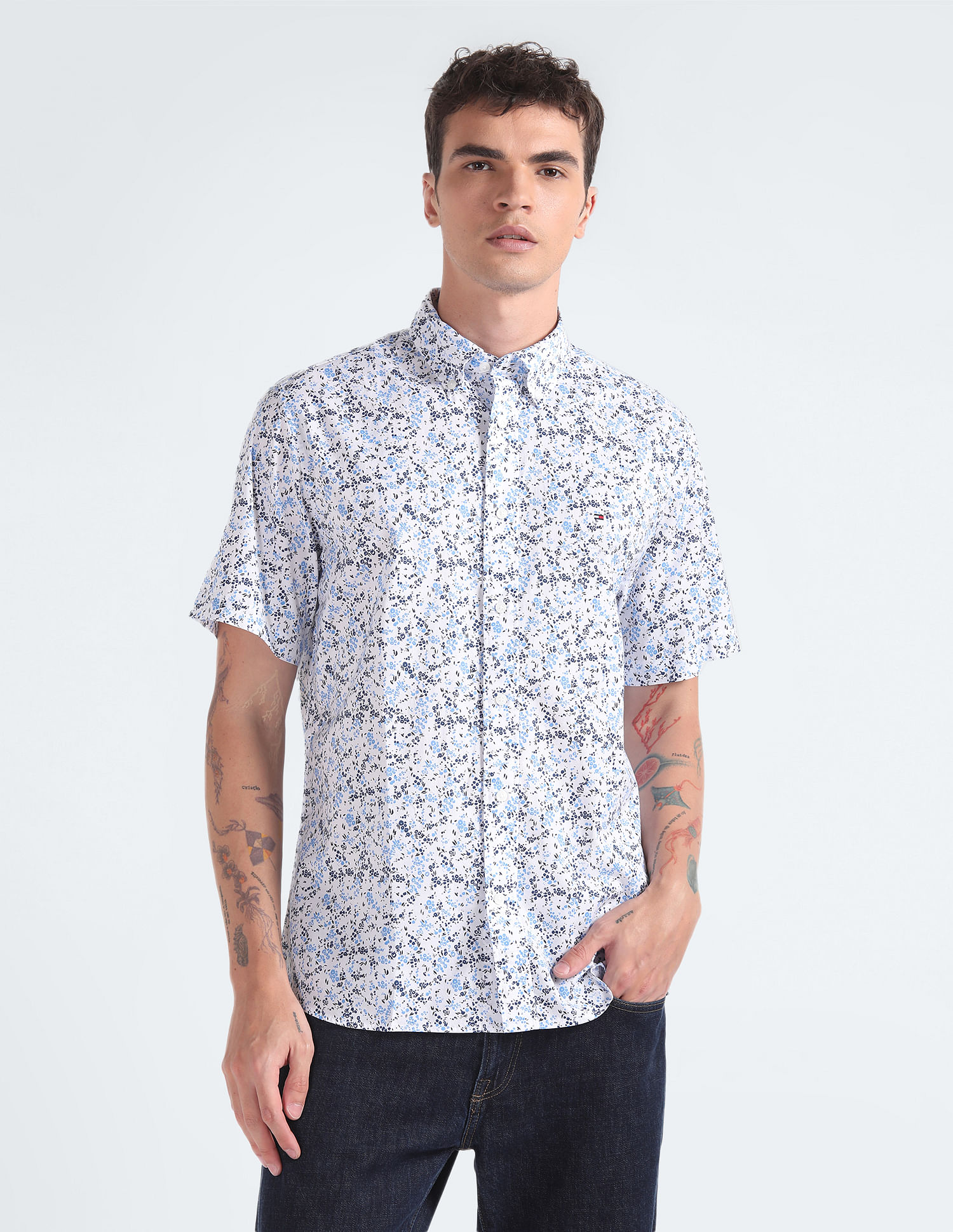 Tommy Hilfiger Flex Floral Organic Shirt
