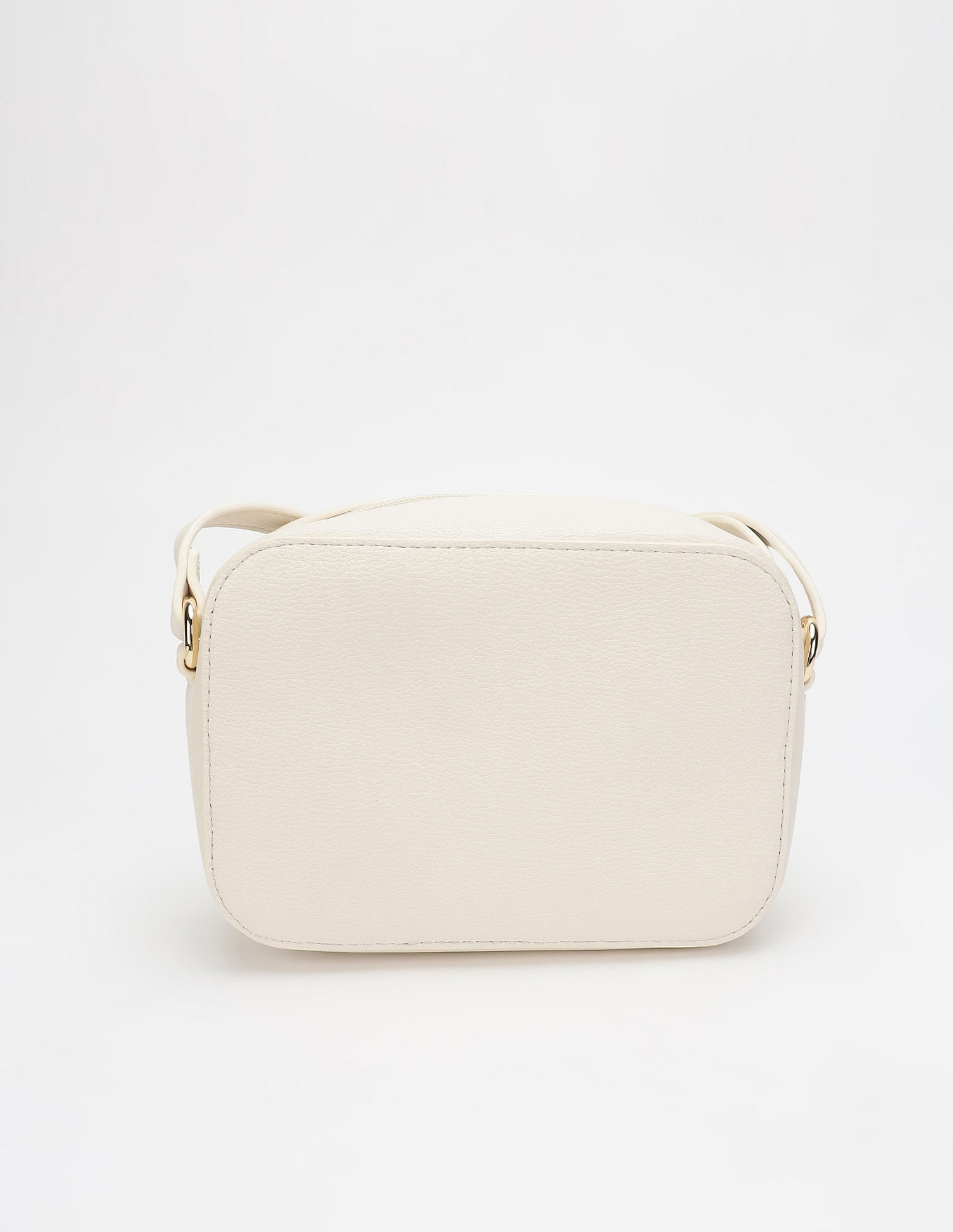 Tommy Hilfiger Striped Beige Pu Sling Bag