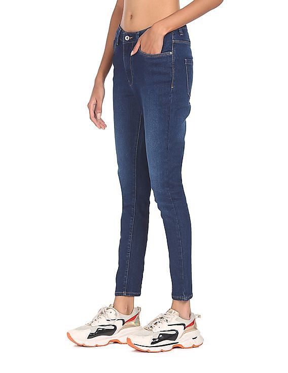 Flying Machine Women High Rise Twiggy Super Skinny Fit Jeans