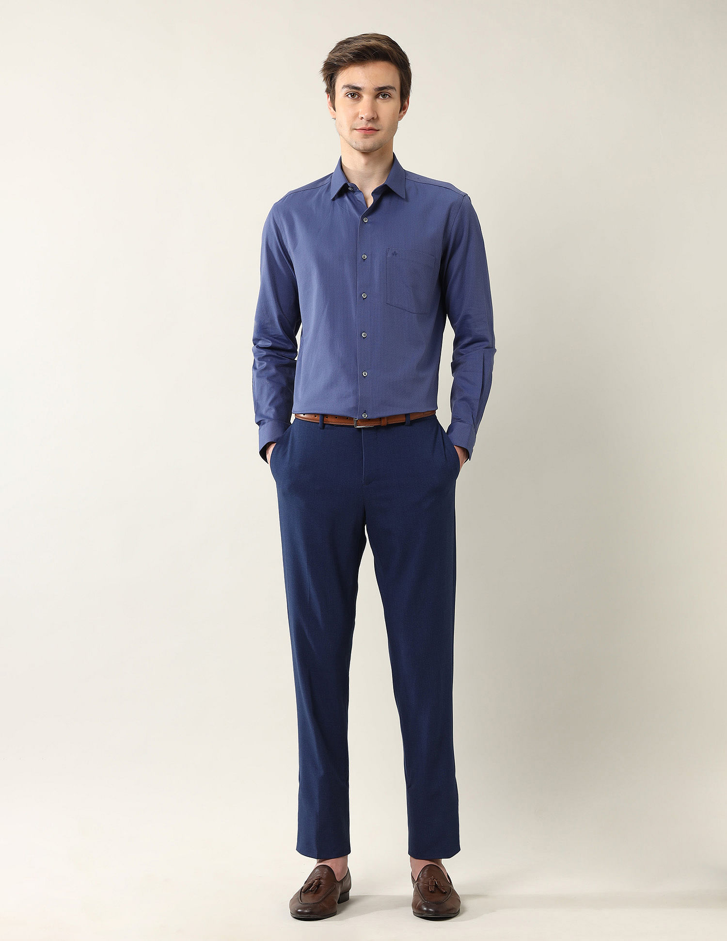 Arrow Textured Liberty Classic Fit Ceremonial Shirt
