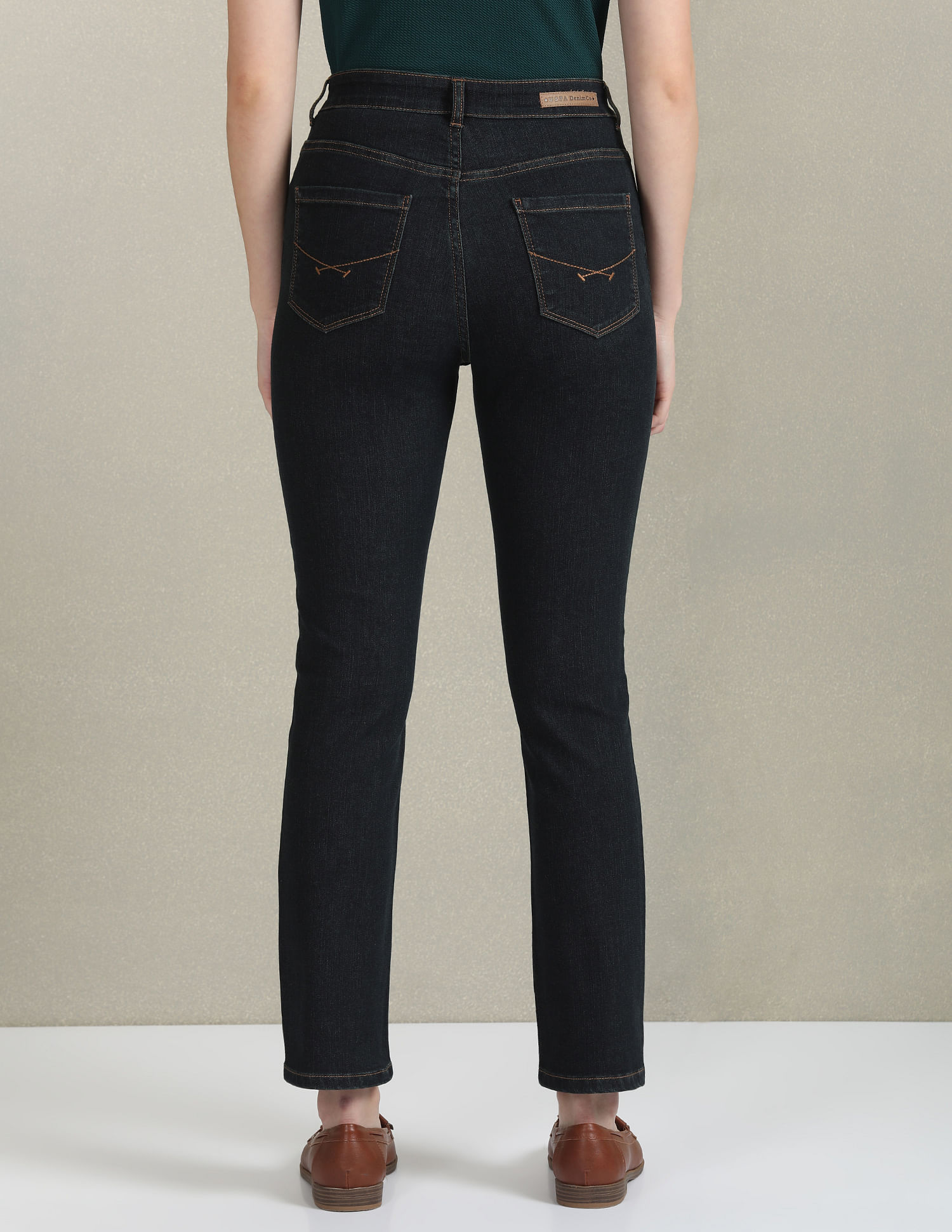 U.S. Polo Assn. Women Mid Rise Slim Fit Jeans