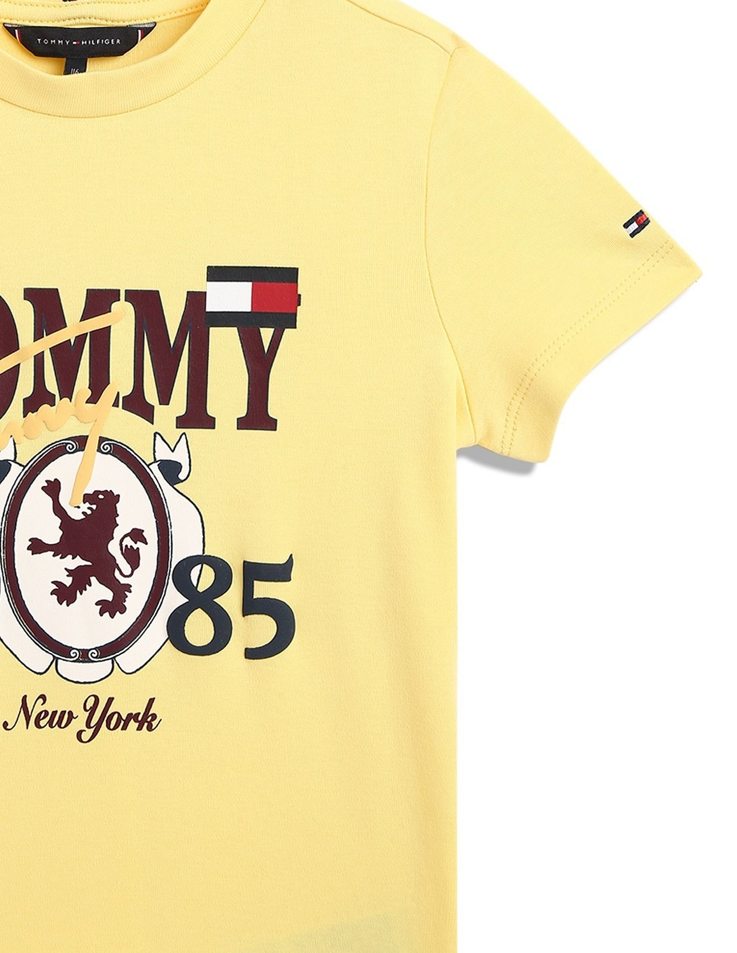 Tommy Hilfiger Kids Boys Graphic Regular-Fit Cotton T-Shirt