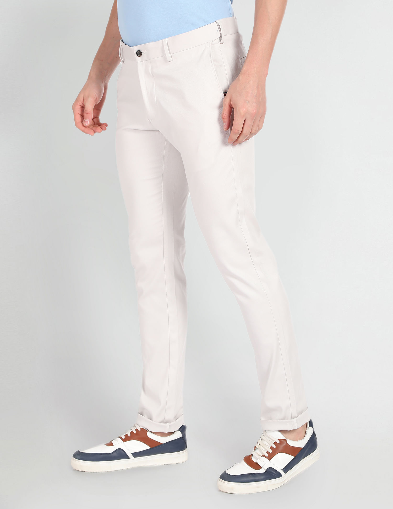 Arrow Sports Low Rise Slim Autoflex Trousers