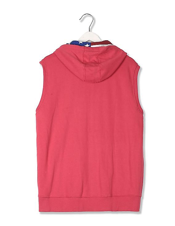 Polo sleeveless cheap hoodie