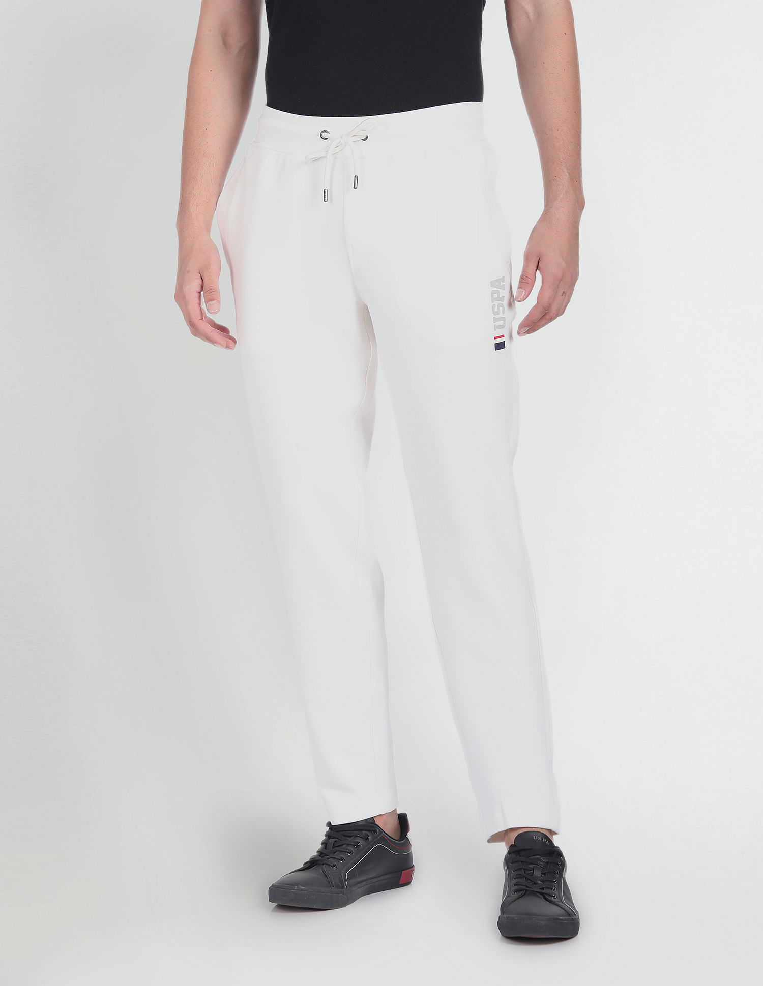 U.S. Polo Assn. Denim Co. Drawstring Waist Solid Track Pant