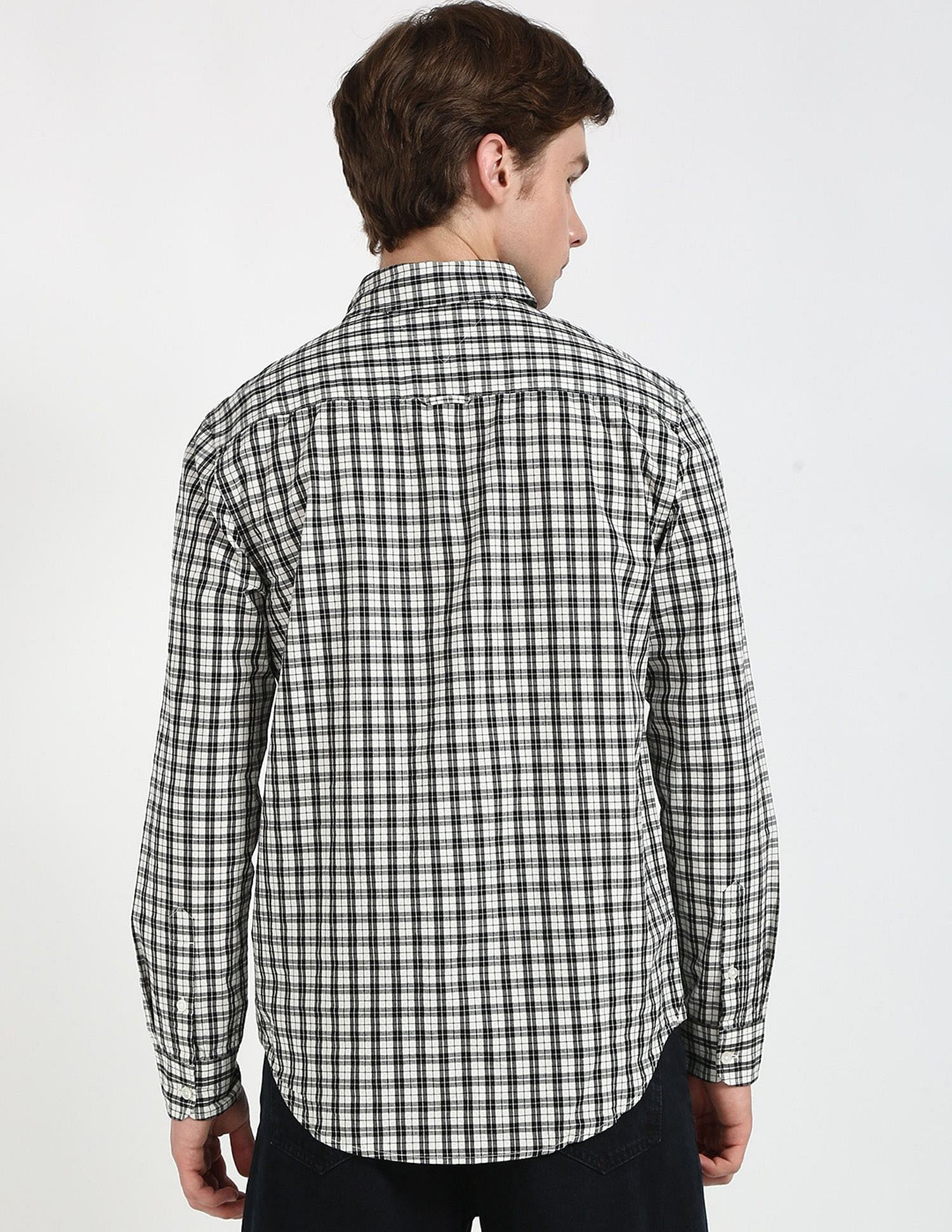 Tommy Hilfiger Checks Regular-Fit Woven Shirt