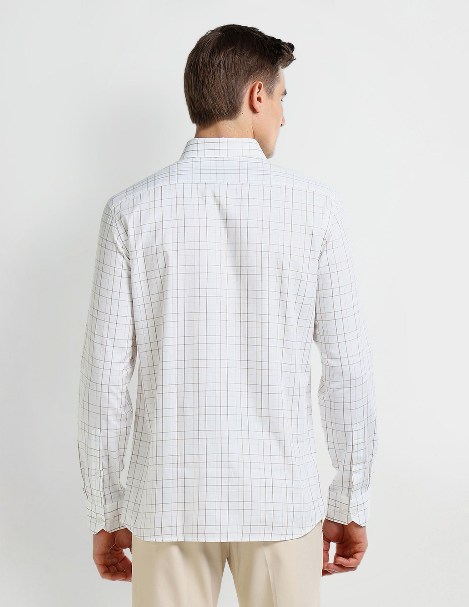 Arrow Tartan Checked Cotton Shirt