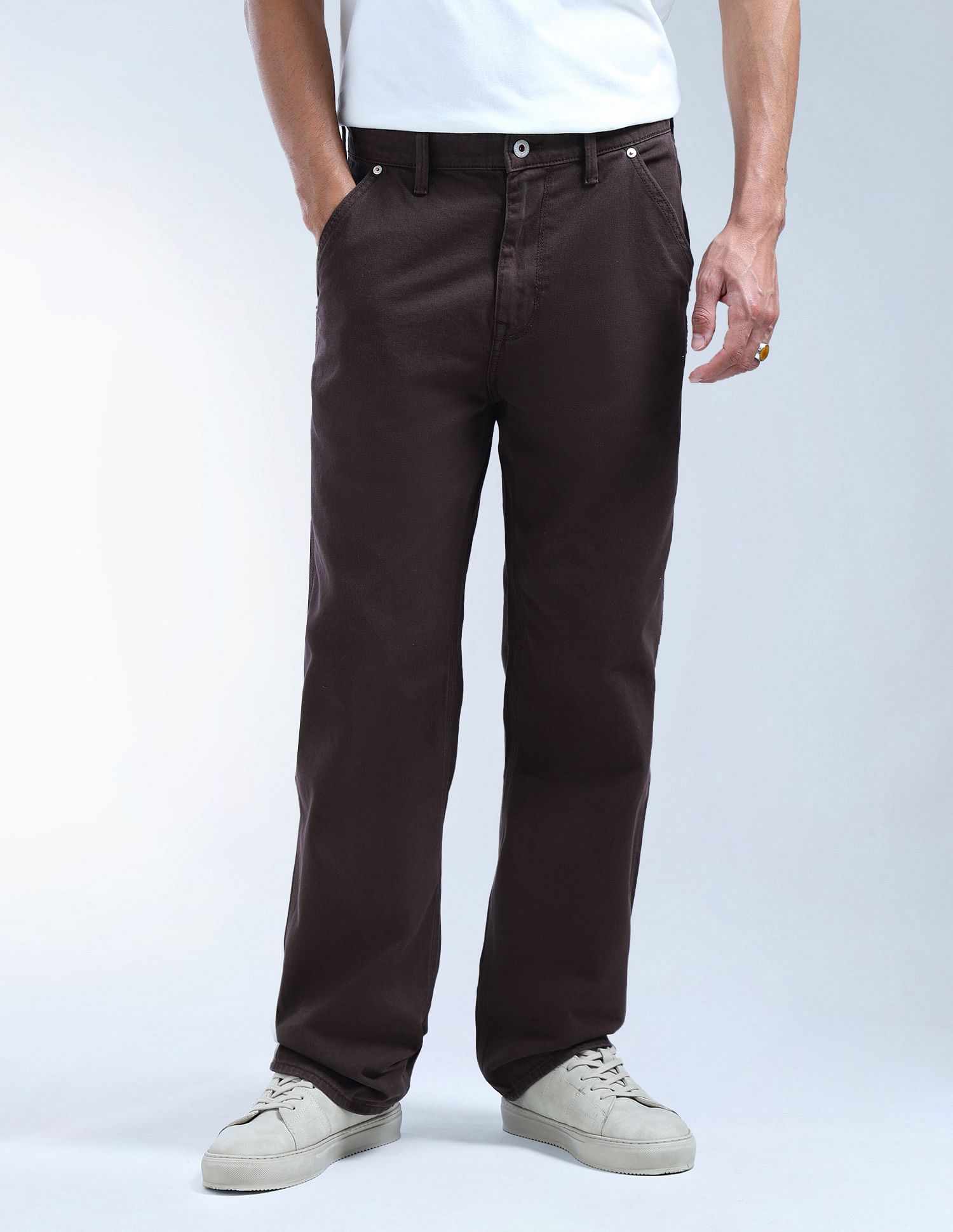 Flying Machine Mid Rise Cobain Loose Fit Jeans