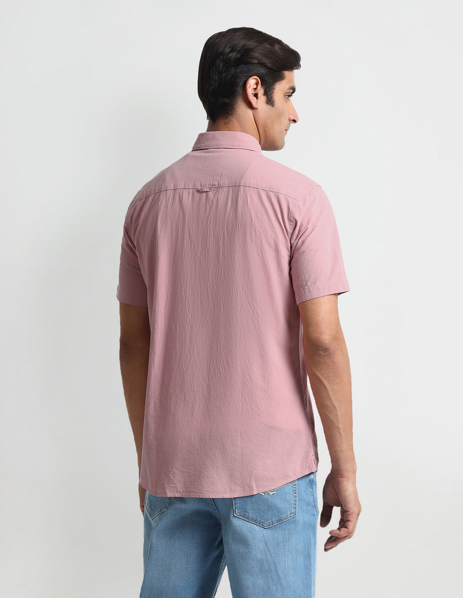 U.S. Polo Assn. Denim Co. Slim Fit Textured Shirt
