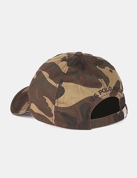 Buy U.S. Polo Assn. Men Green Panelled Upper Camo Print Cap - NNNOW.com