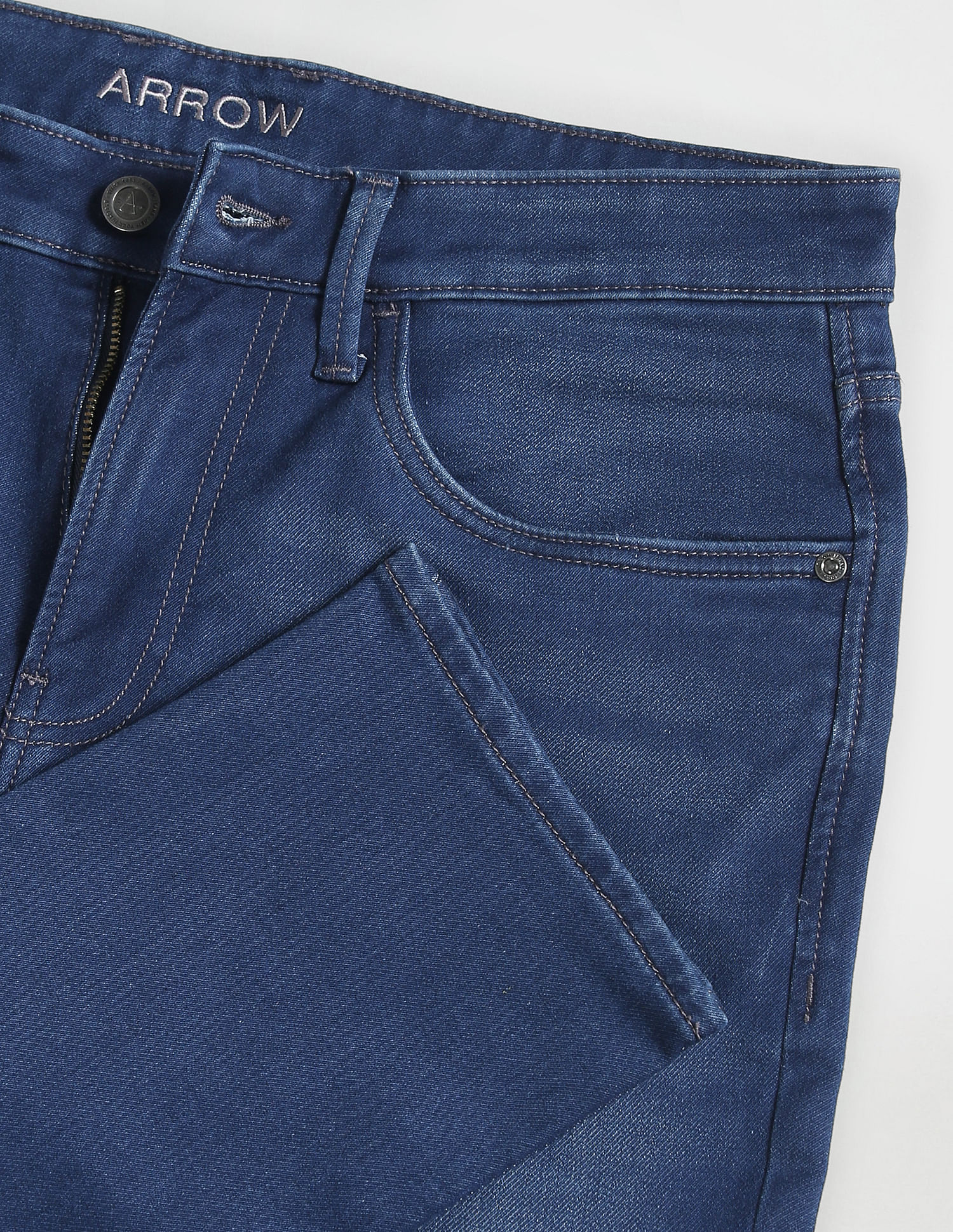 Arrow Sports Slim Fit Stone Wash Jeans