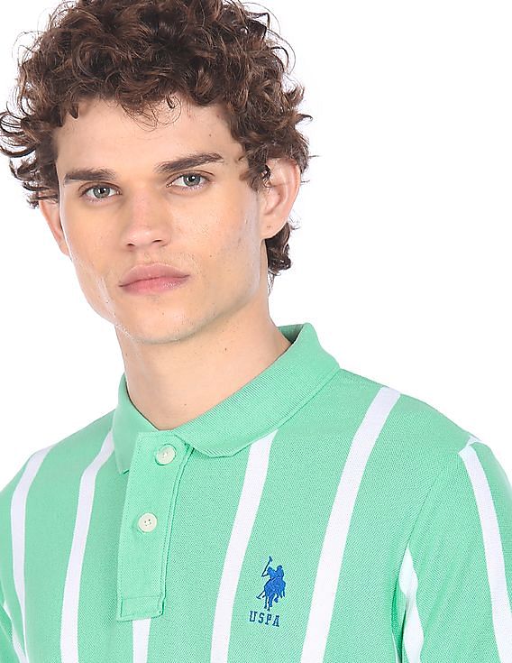 U.S. Polo Assn. Striped Cotton Polo Shirt