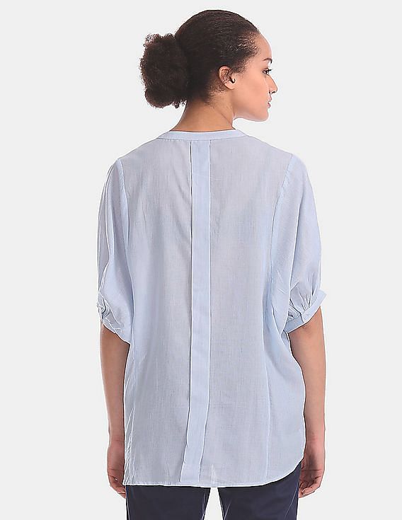 U.S. Polo Assn. Women Dolman Sleeve Boxy Top