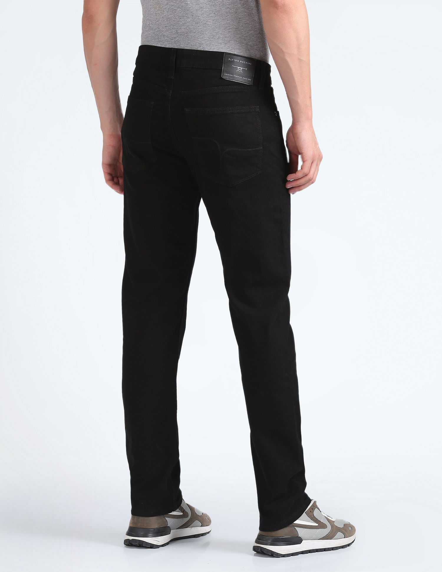 Flying Machine Mid Rise Slim Straight Fit Jeans