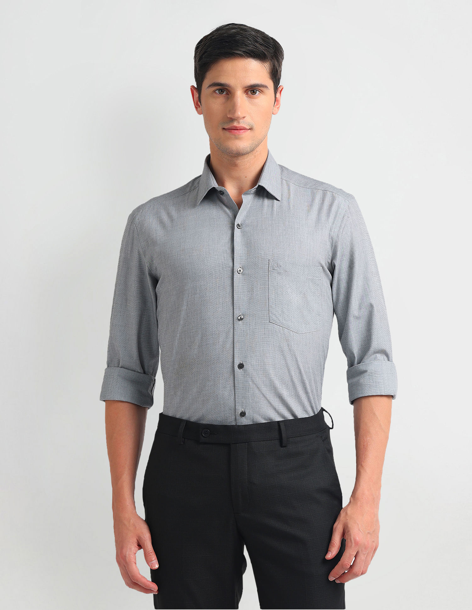 Arrow Manhattan Slim Fit Dobby Shirt
