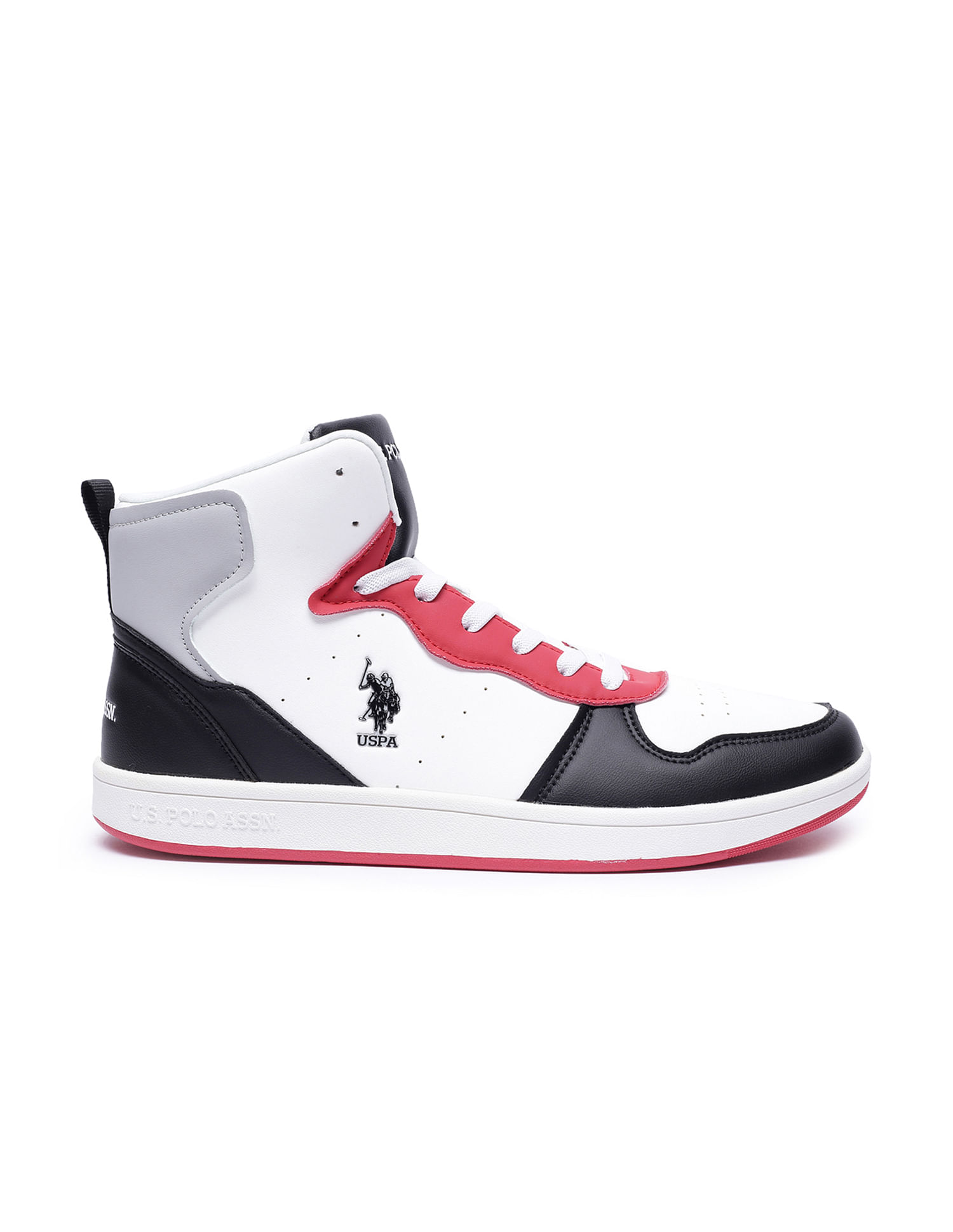 Cheap Mens White Polo Ralph Lauren Aera Stripe Sneaker | Soletrader Outlet