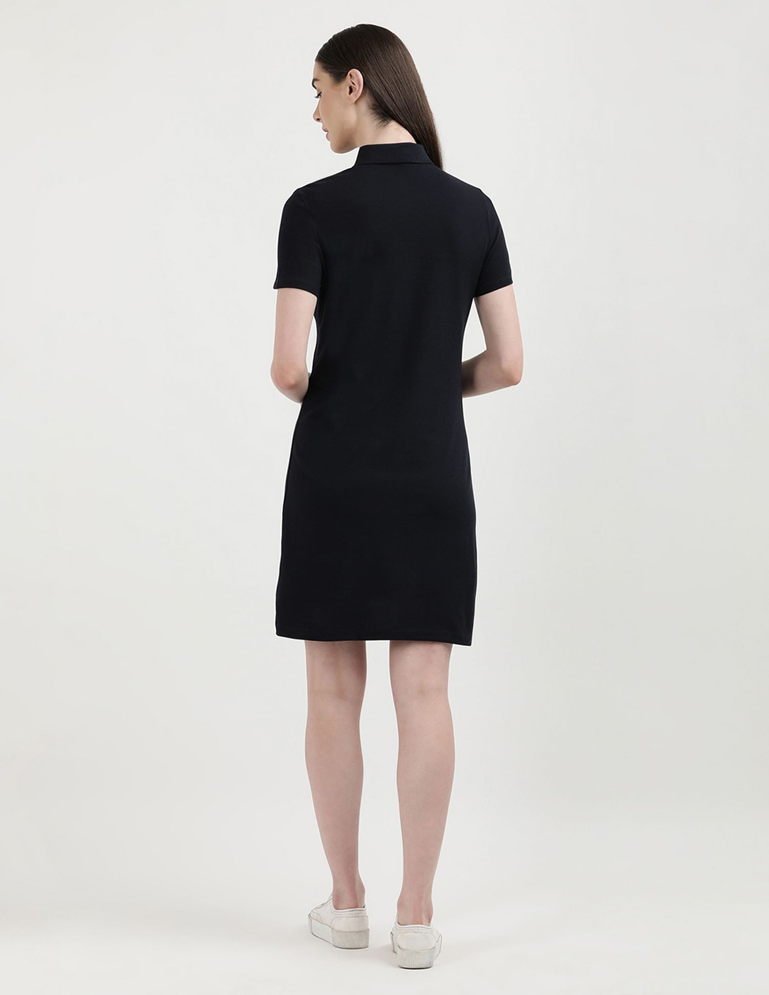 Tommy Hilfiger Solid Logo Polo Dress