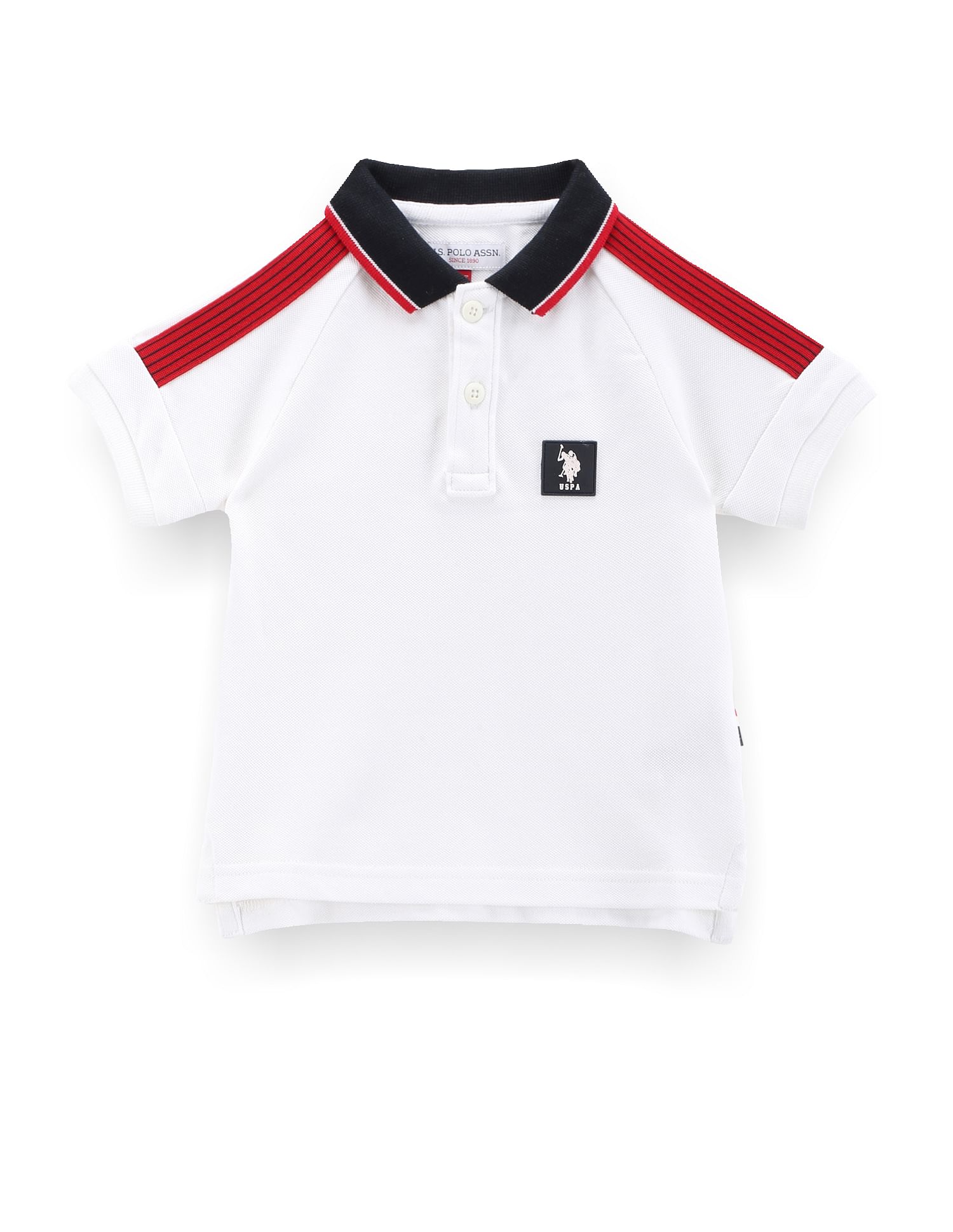 U.S. Polo Assn. Kids Boys Taped Cotton Polo Shirt