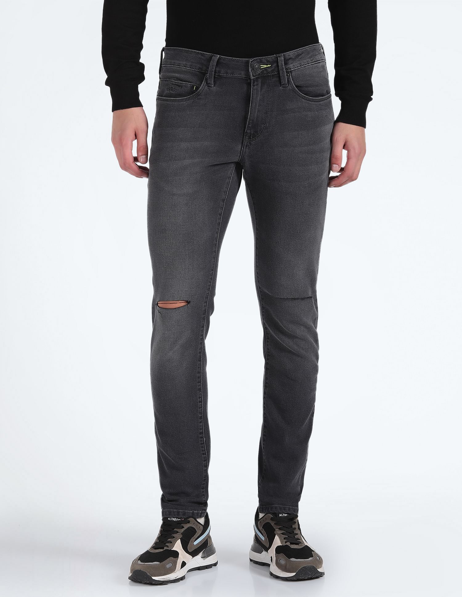 Flying Machine Super Skinny Fit Mid Rise Jeans