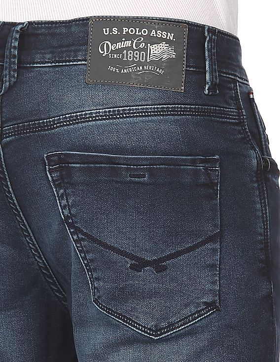 U.S. Polo Assn. Denim Co. Henry Cropped Fit Blue Jeans
