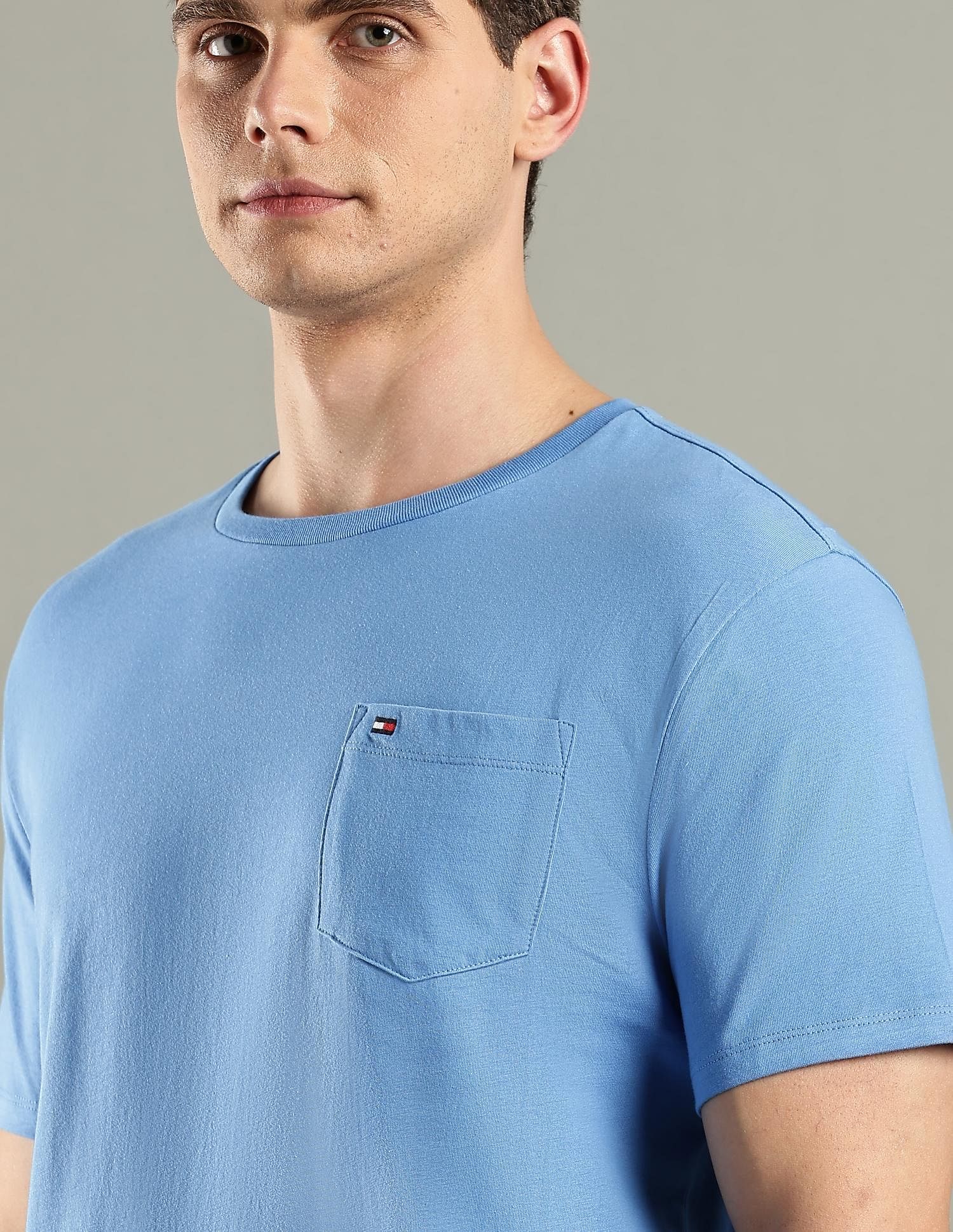 Tommy Hilfiger Solid Regular-Fit Cotton T-Shirt