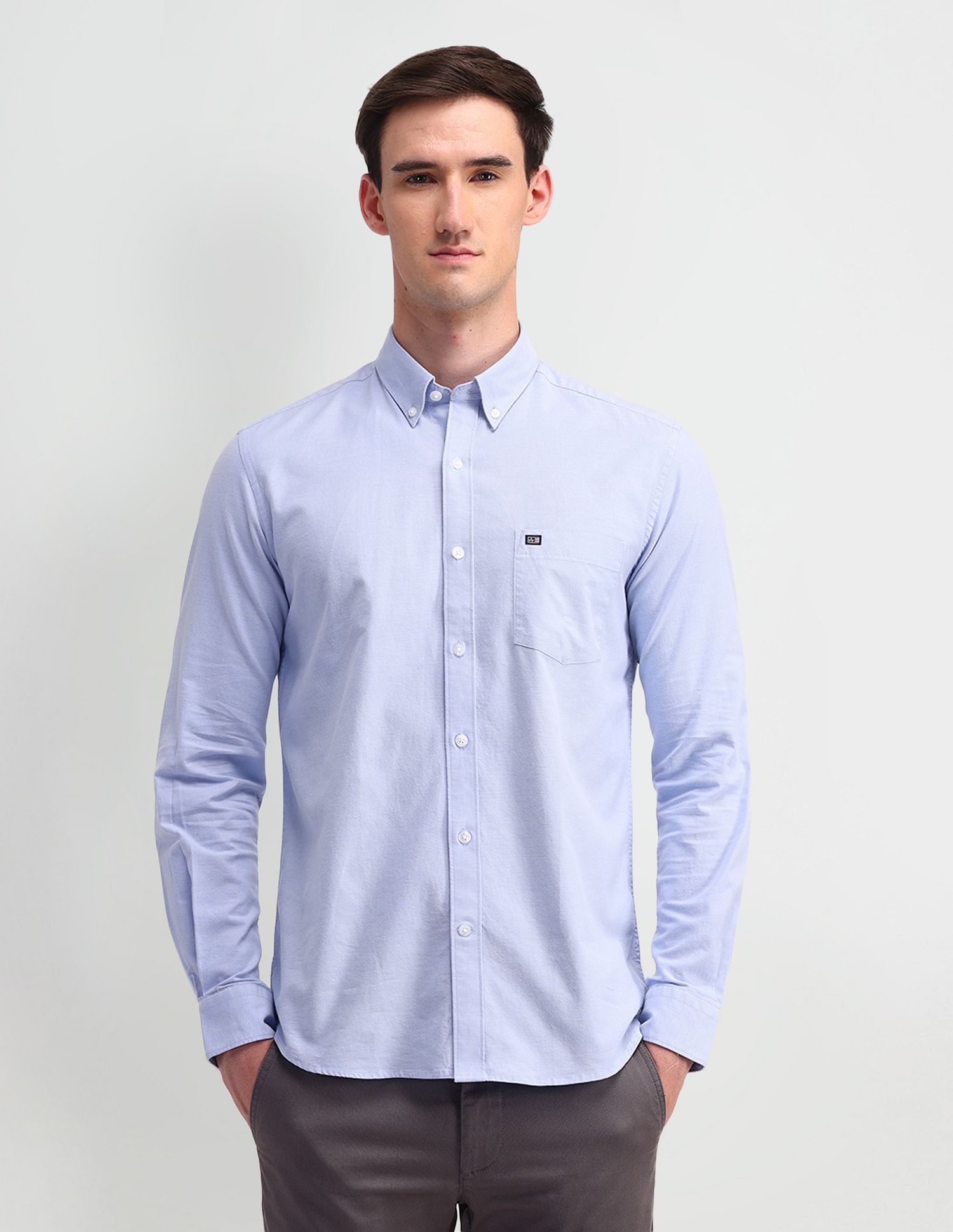Arrow Sport Slim Fit Oxford Shirt