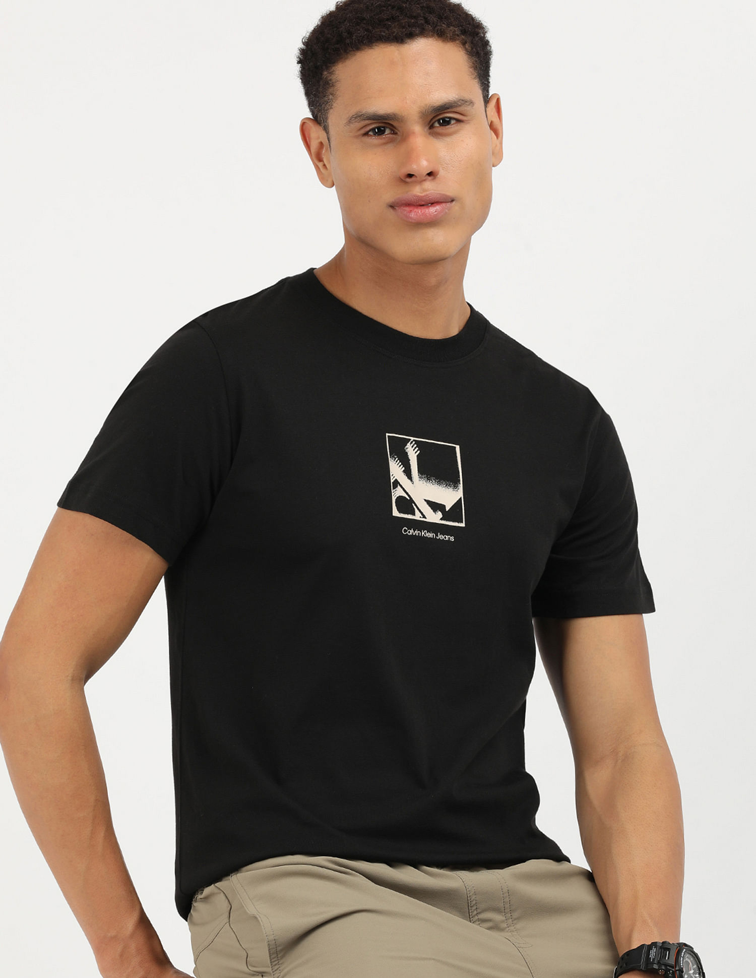 Calvin Klein Jeans Grid Box T-Shirt
