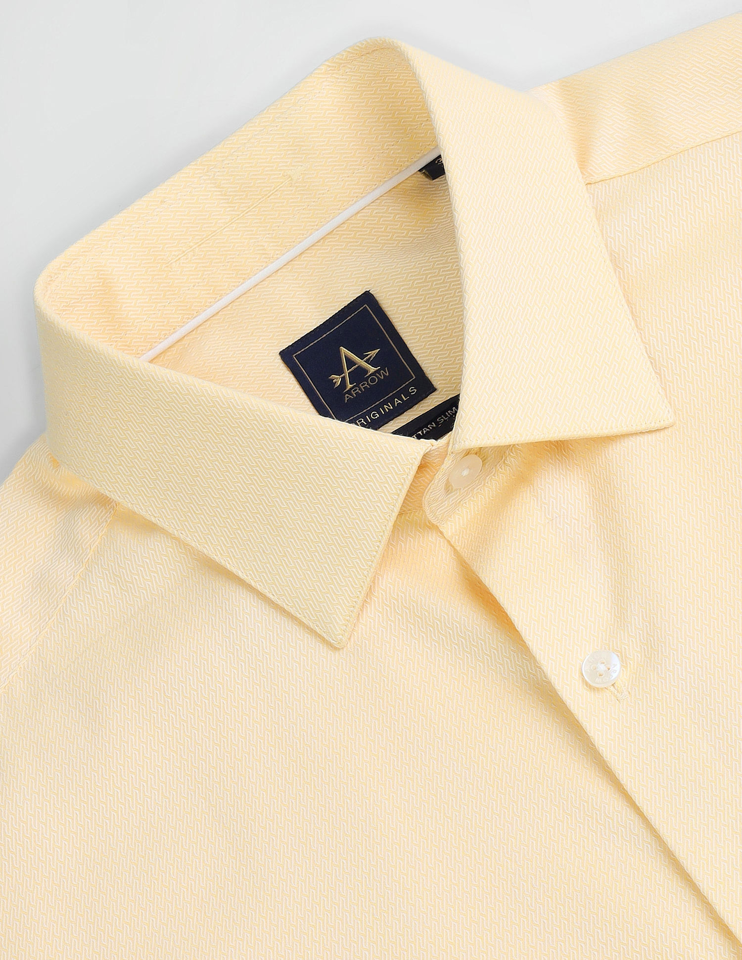 Arrow Geometric Pattern Slim Fit Shirt