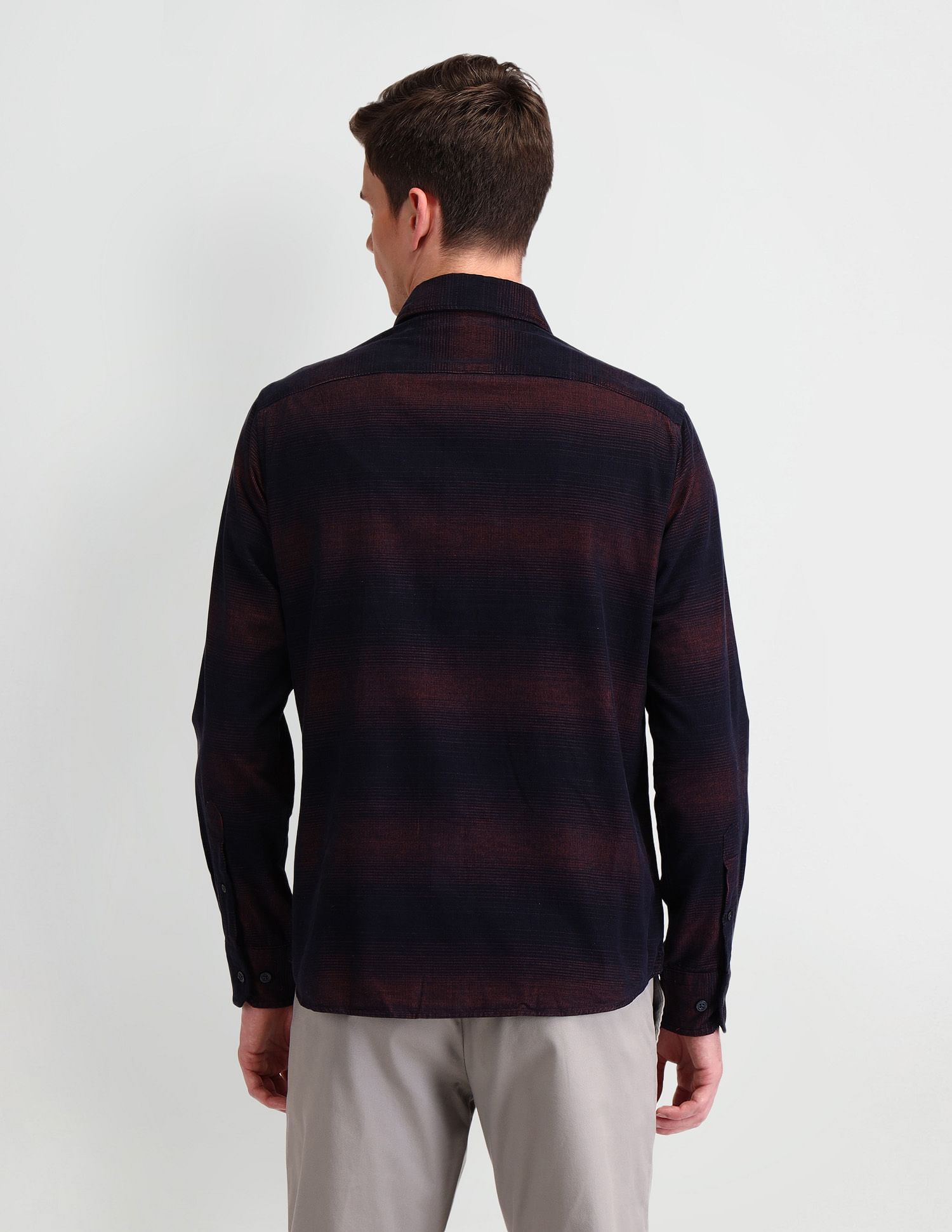 Arrow Sport Tailored Fit Lightweight Corduroy Shirt