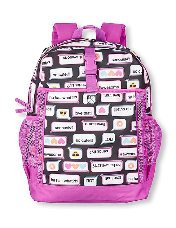 Children's place 2024 emoji backpack