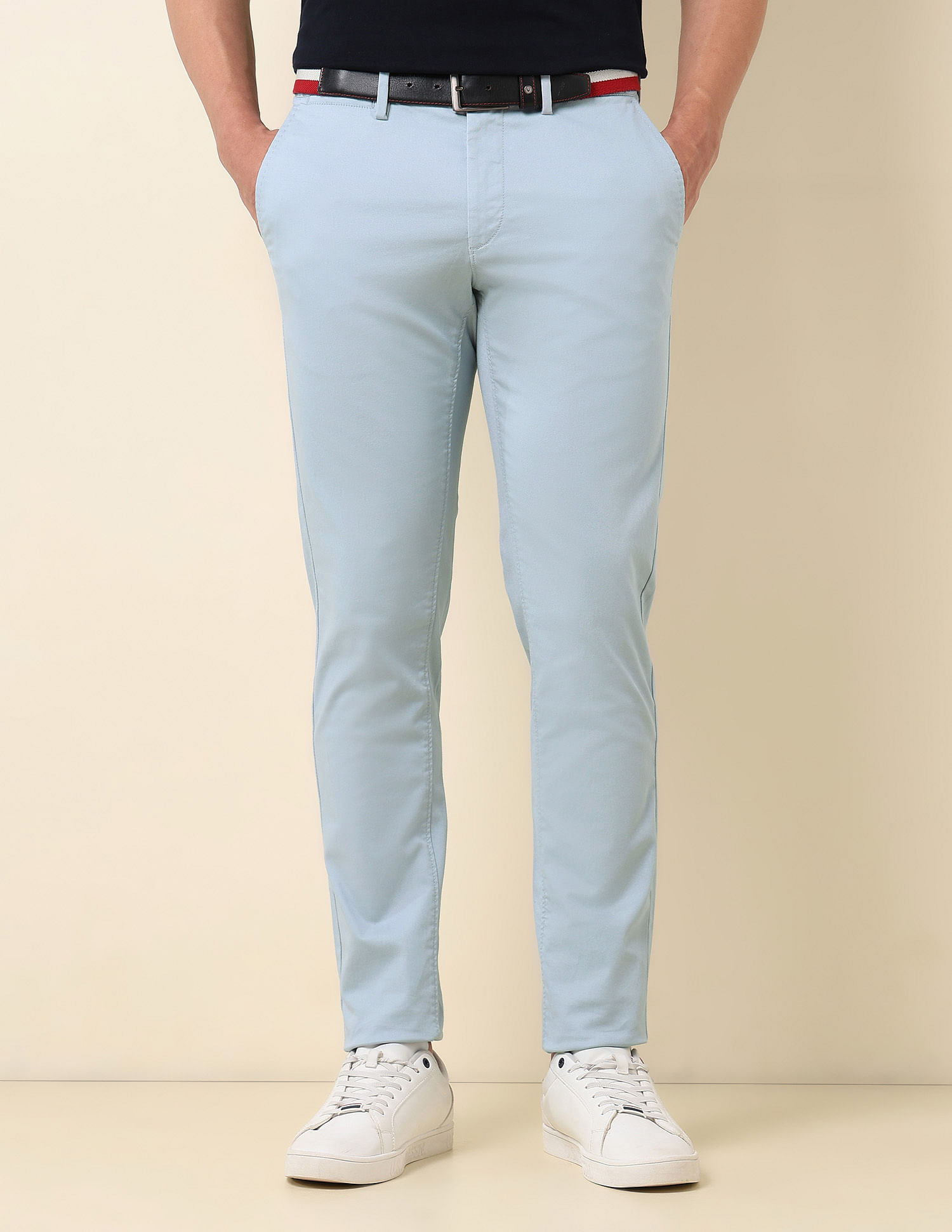 U.S. Polo Assn. Dobby Austin Slim Fit Trousers