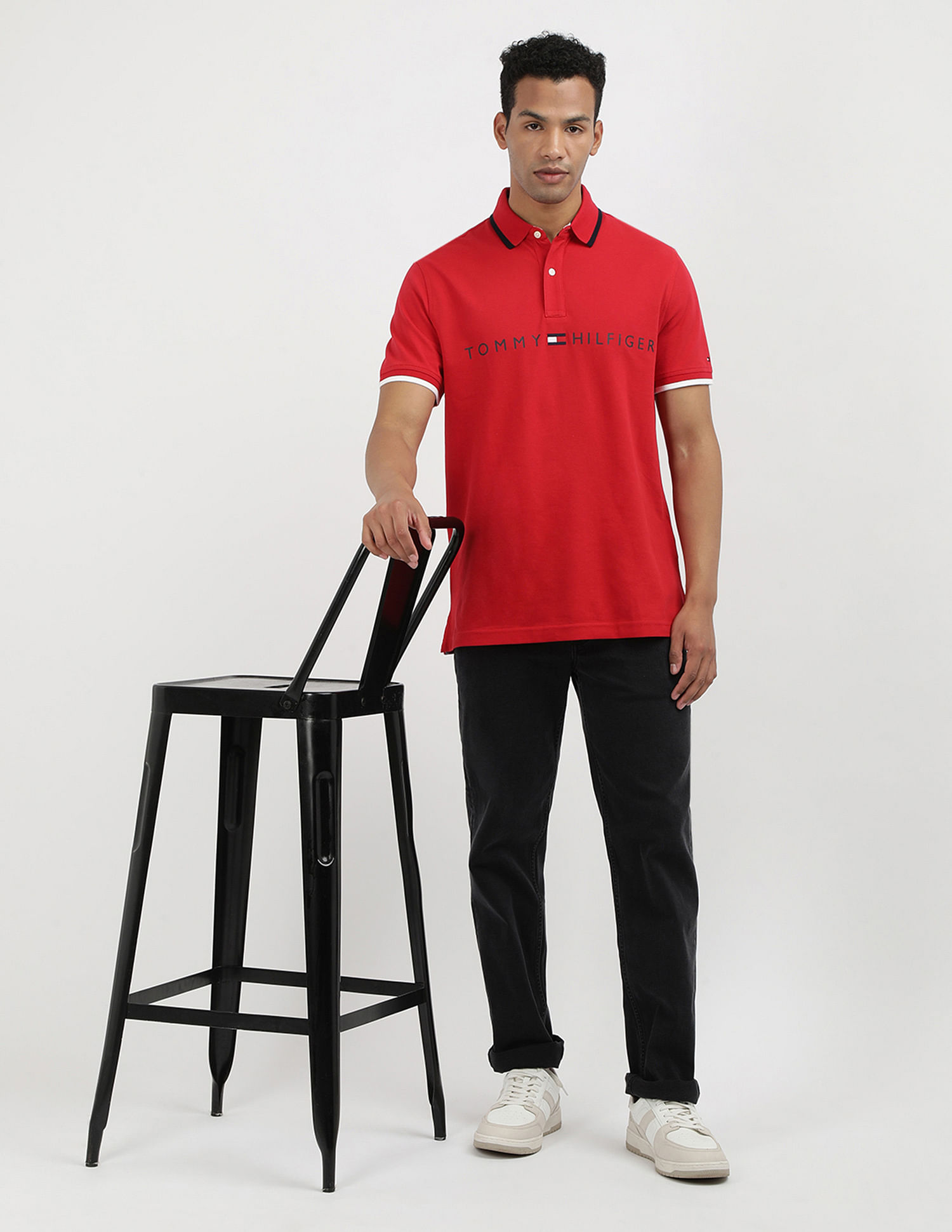 Tommy Hilfiger Custom Fit Cotton Polo Shirt