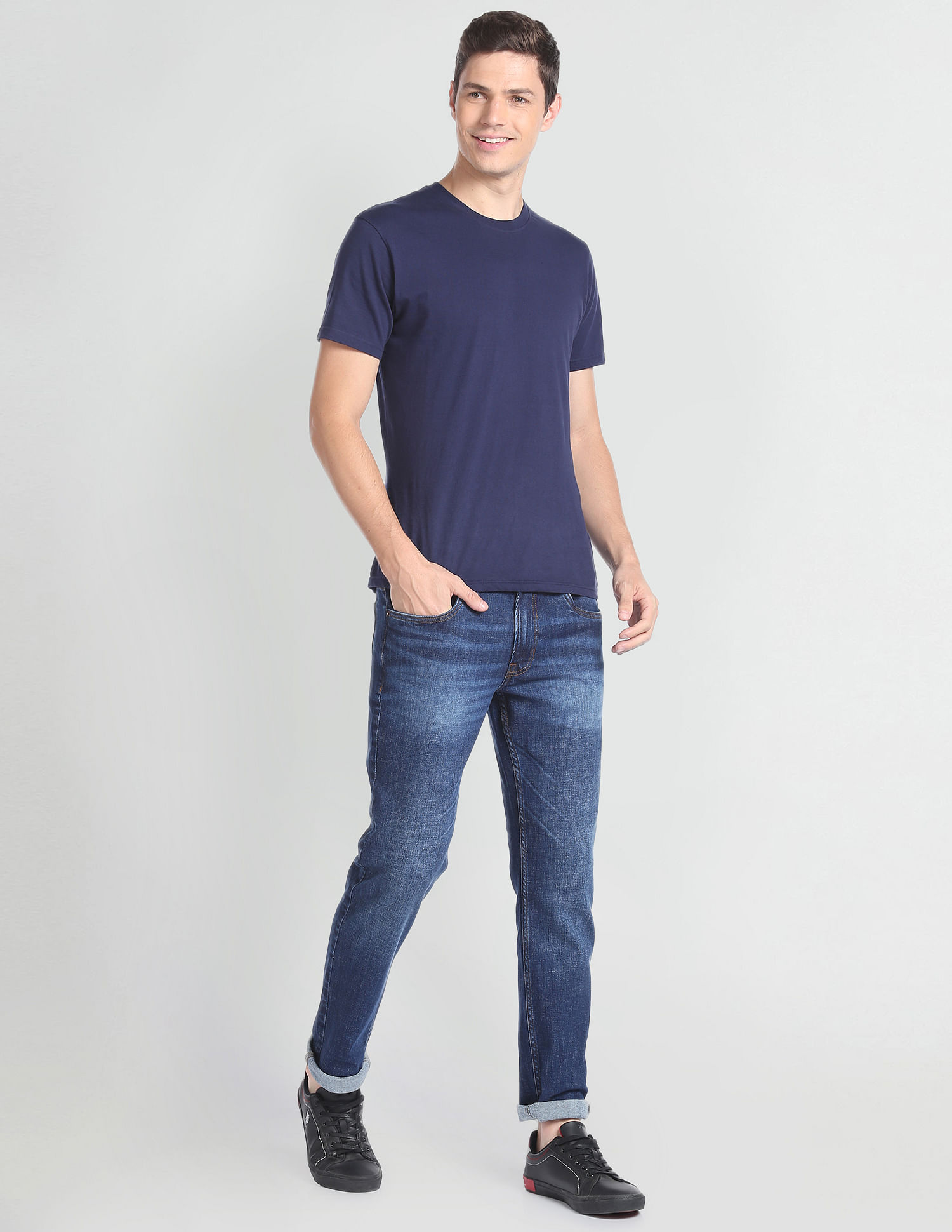 U.S. Polo Assn. Denim Co. Brandon Slim Tapered Fit Blue Jeans