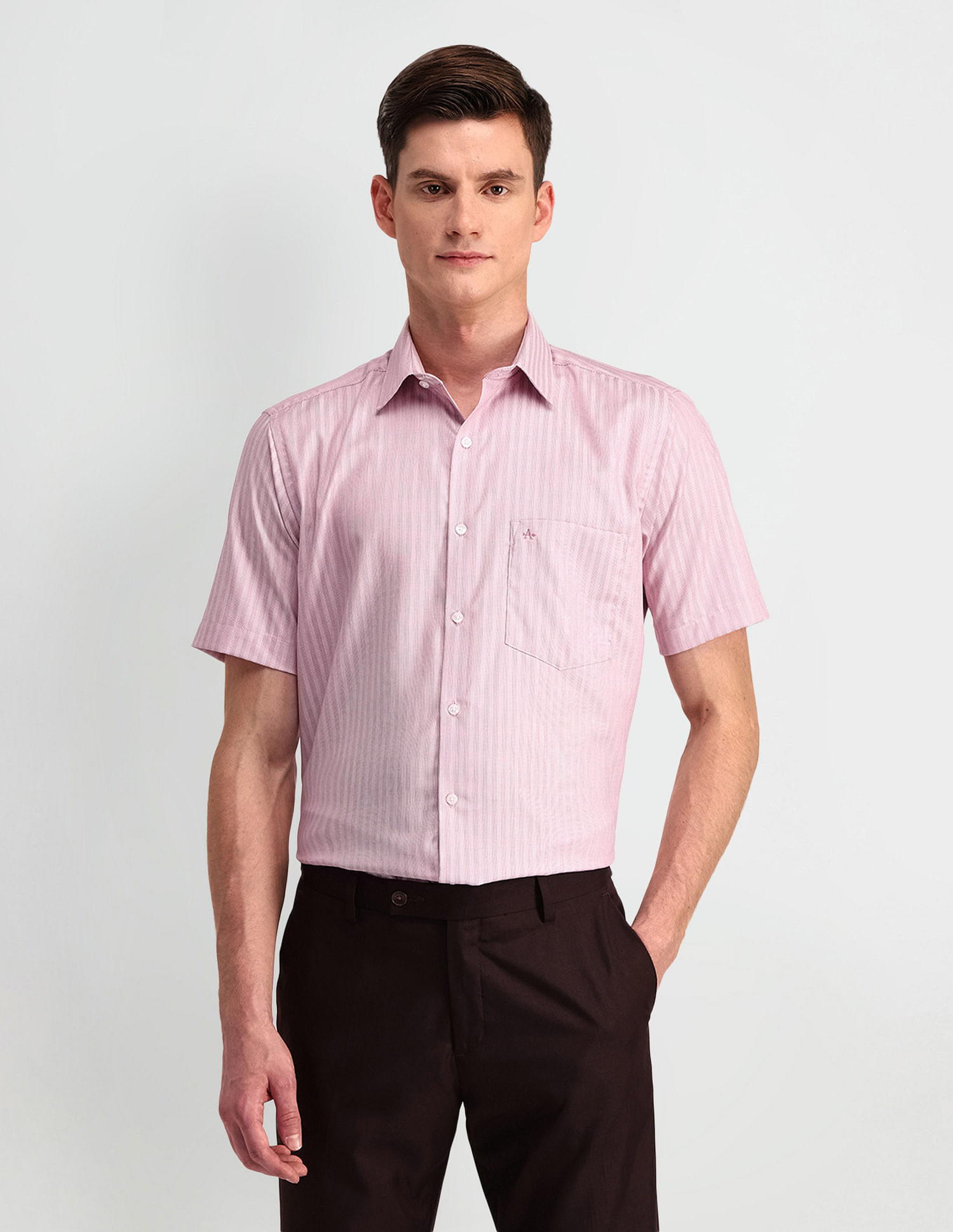 Arrow Vertical Stripes Liberty Classic Fit Shirt