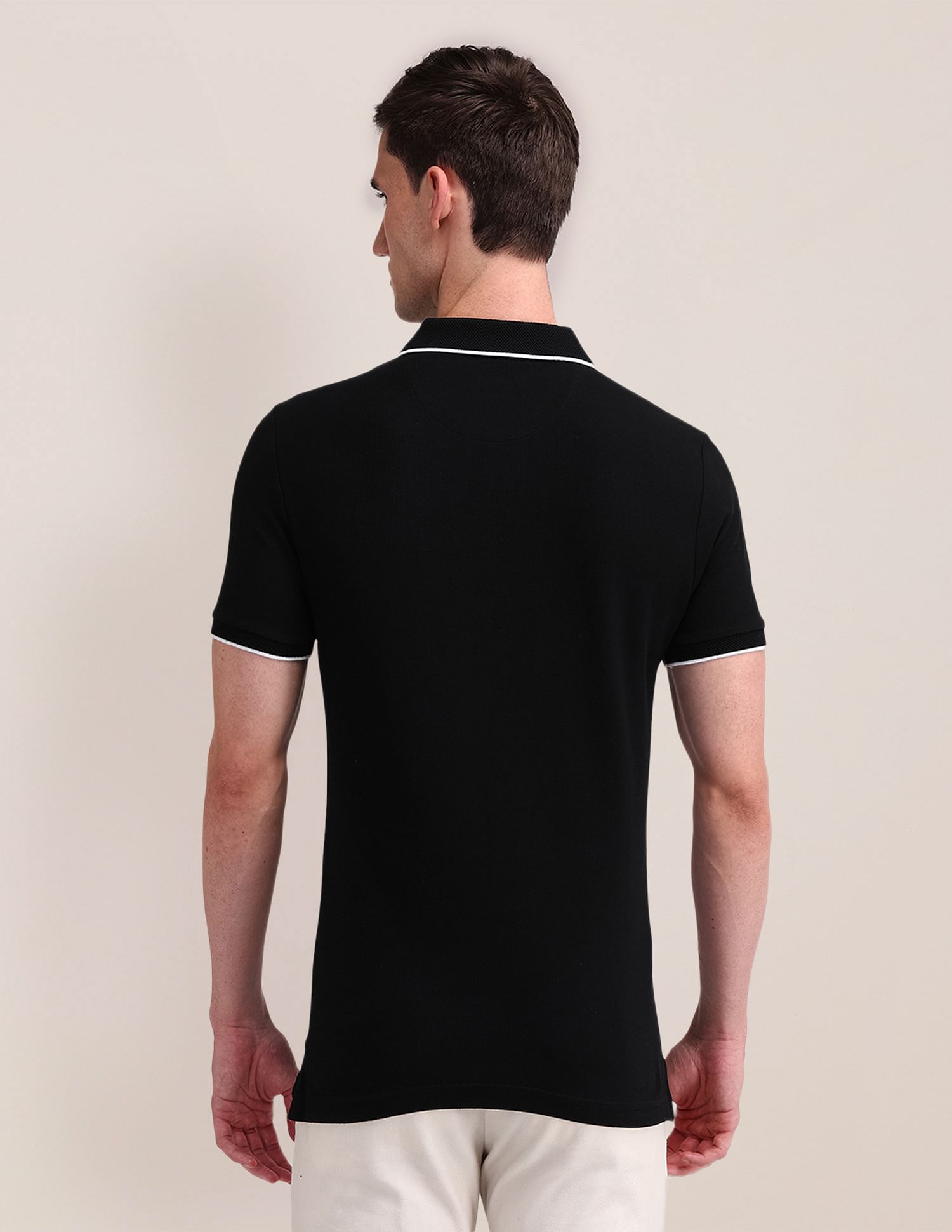 U.S. Polo Assn. Slim Fit Solid Polo Shirt