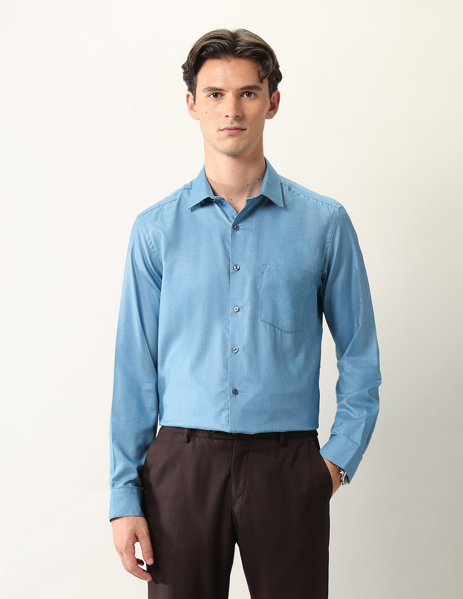 Arrow Liberty Classic Fit Pure Cotton Ceremonial Shirt