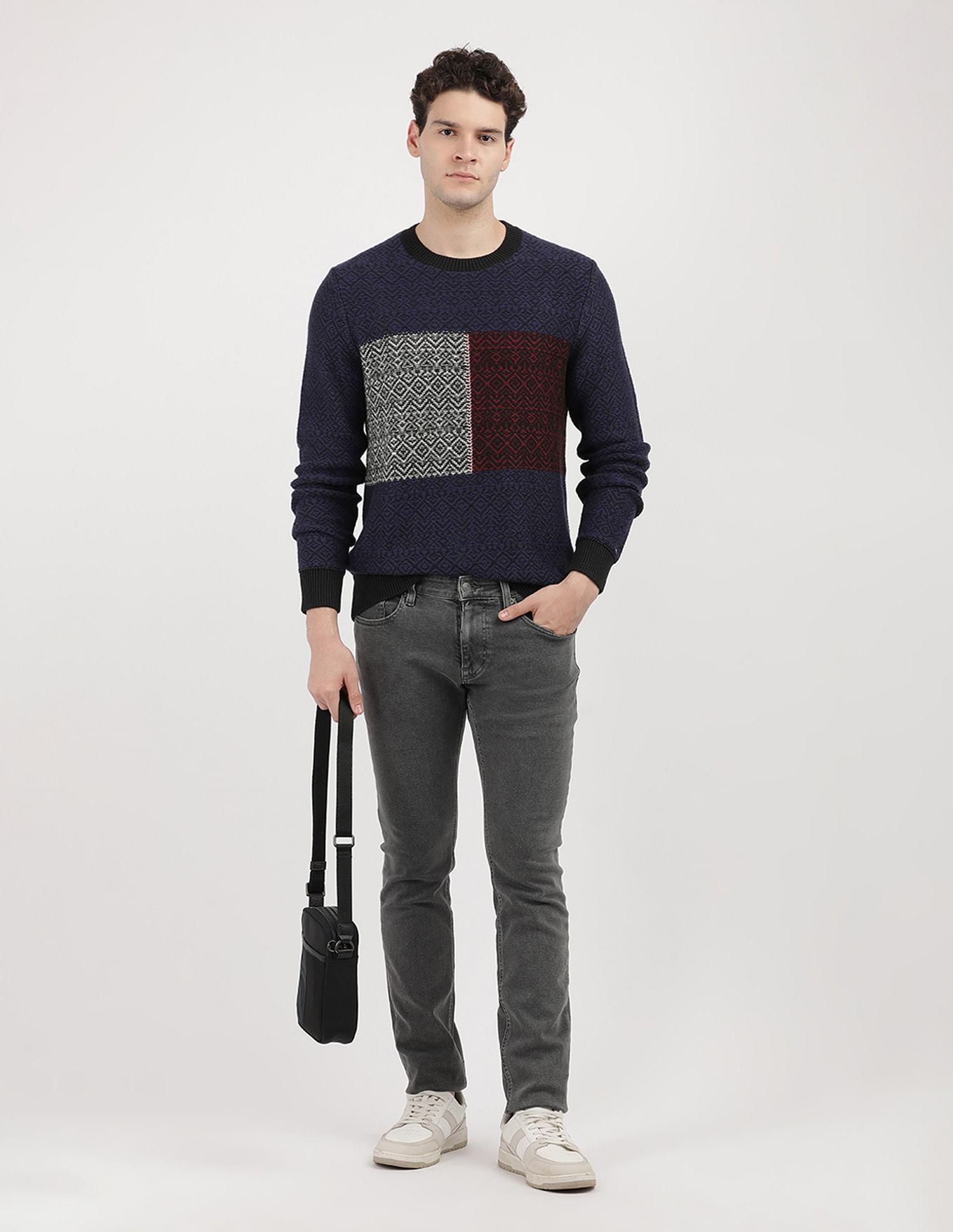 Tommy Hilfiger Gifting Fairisle Flag Crew Neck Sweater