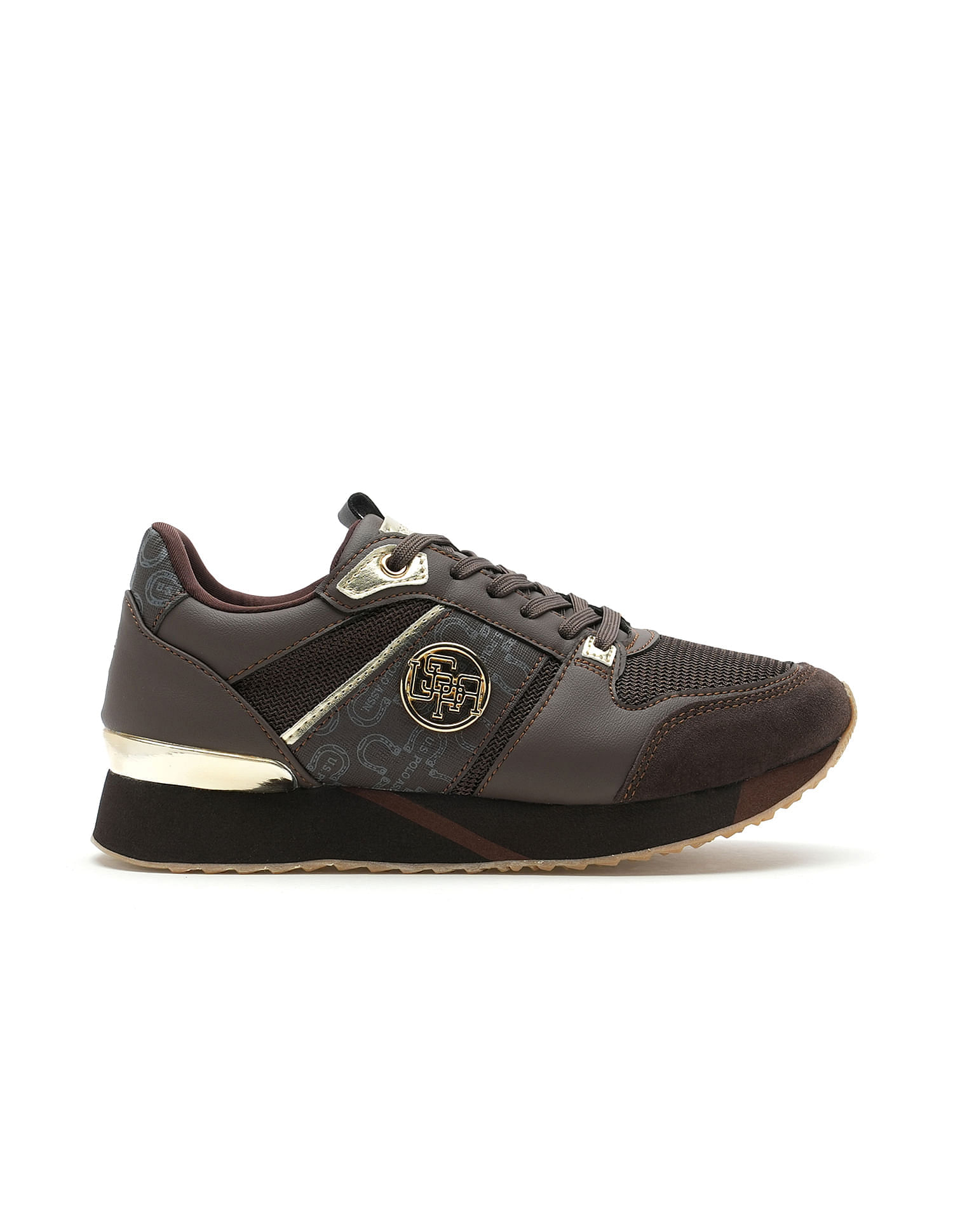 U.S. Polo Assn. Women Metallic Logo Stella Sneakers