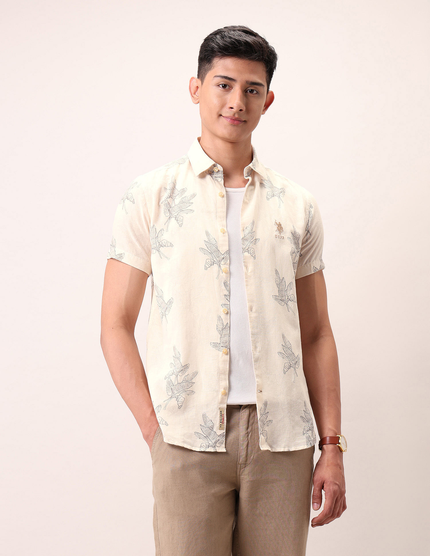 U.S. Polo Assn. Denim Co. Tropical Regular Fit Shirt