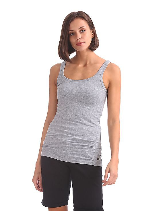 U.S. Polo Assn. Women Heathered Tank Top