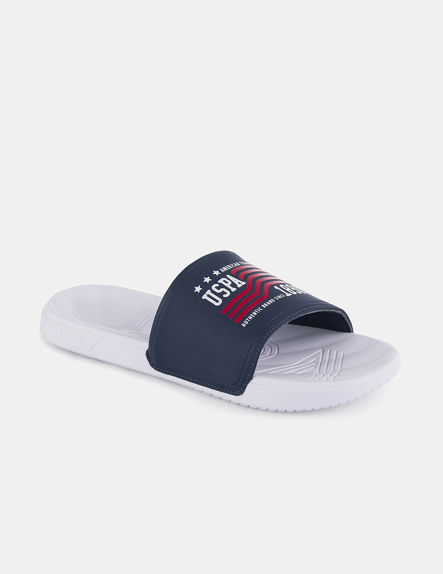 U.S. Polo Assn. Men Brand Printed Axer Slippers
