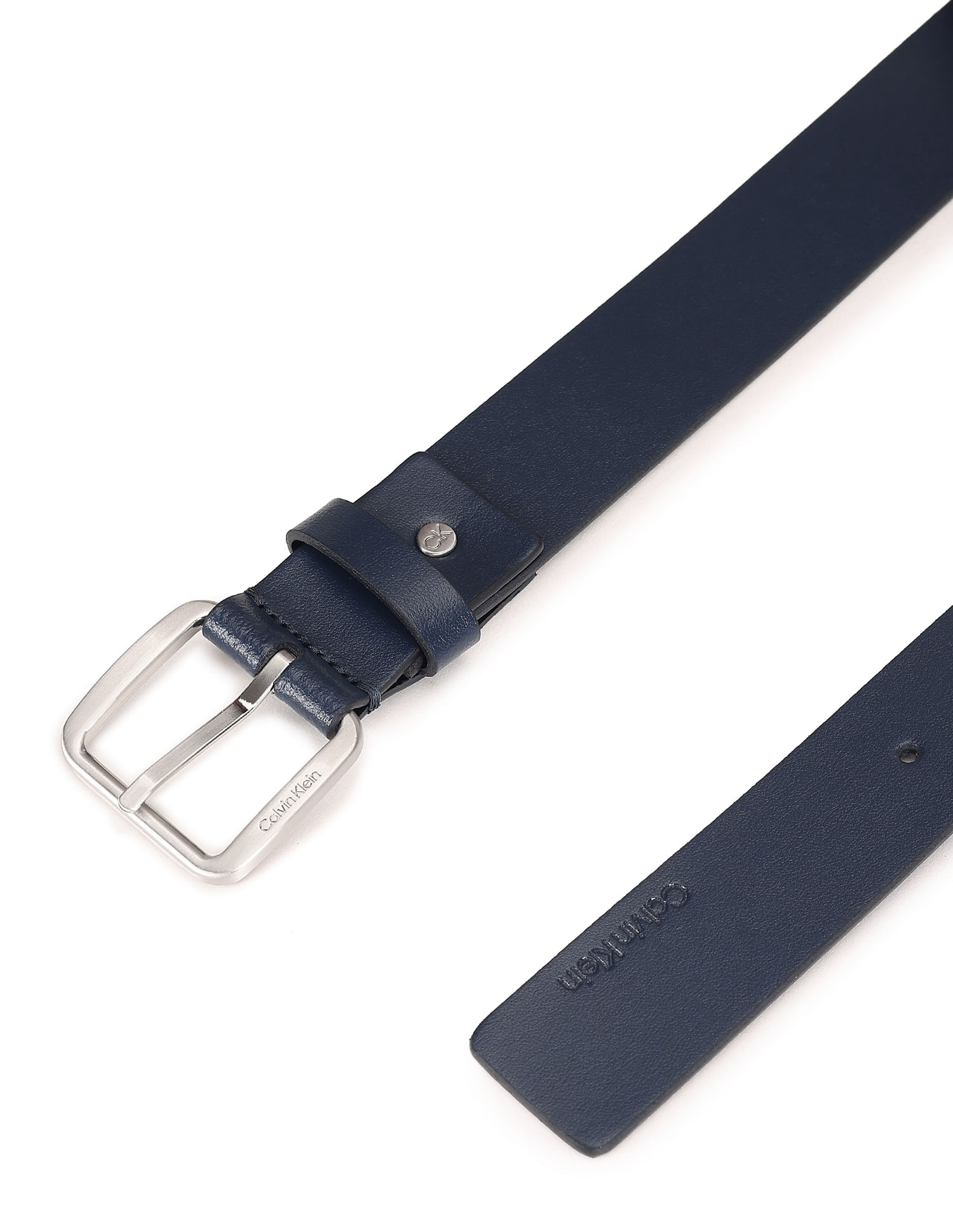 Calvin Klein Solid Leather Concise Belt