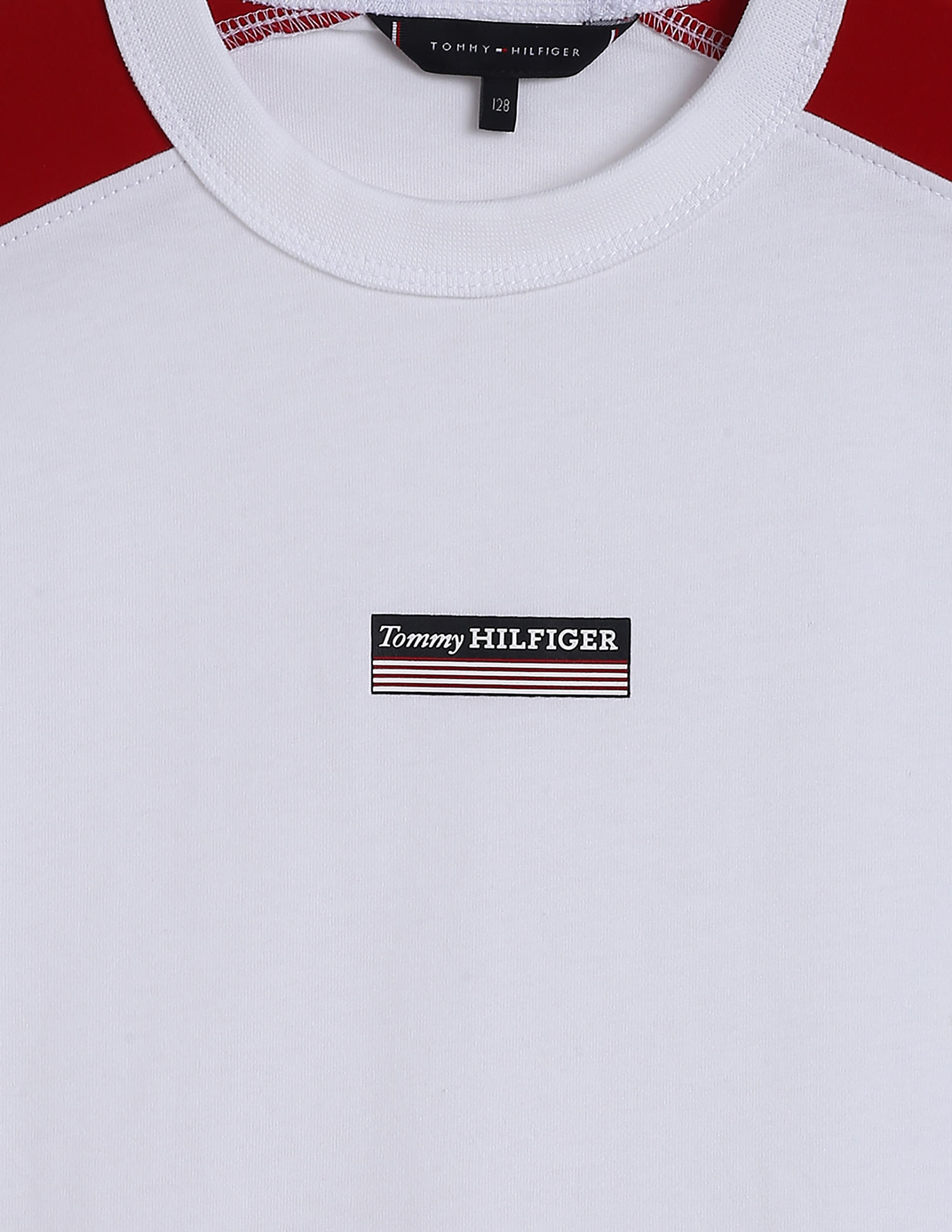 Tommy Hilfiger Kids Boys Monotype Striped Long Sleeves T-Shirt